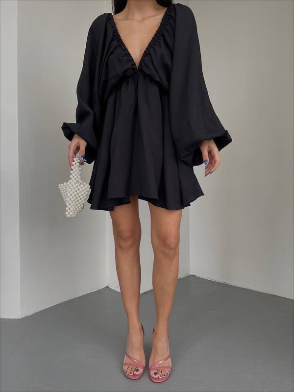 Boho Off-Shoulder Mini Jurk