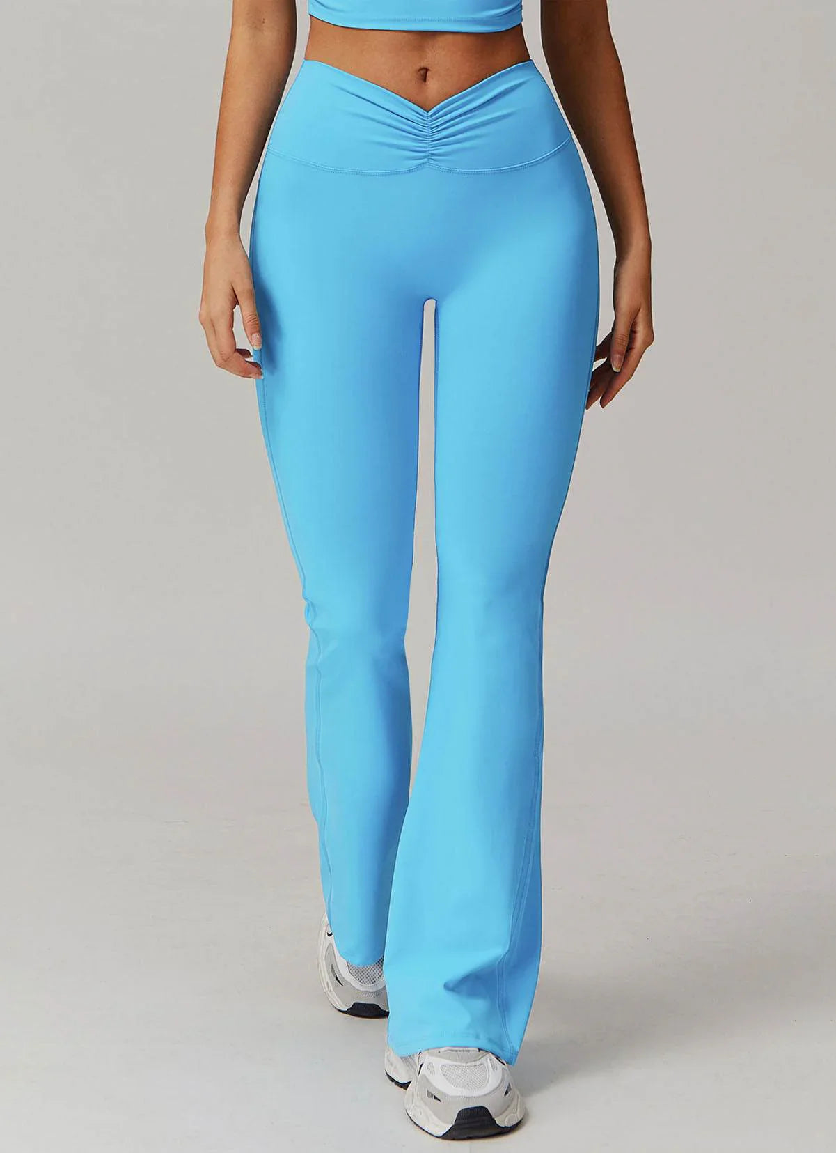 Flared Sportlegging met Hoge Taille