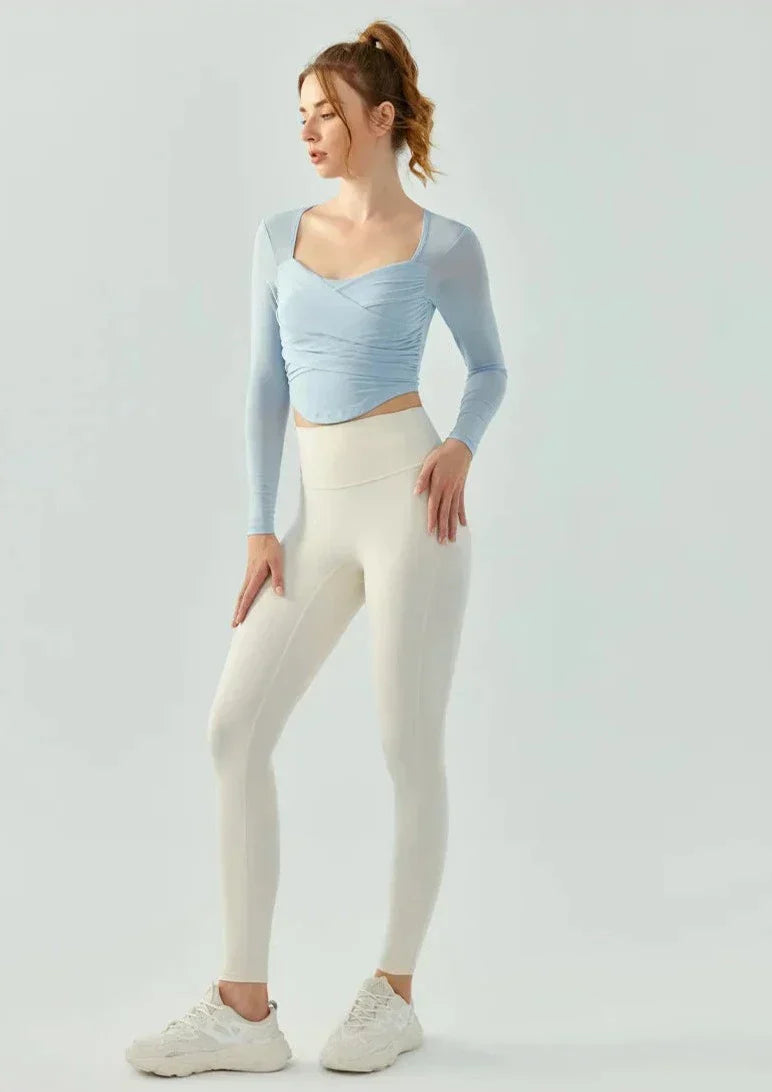 Snodd sport-T-shirt med bar rygg