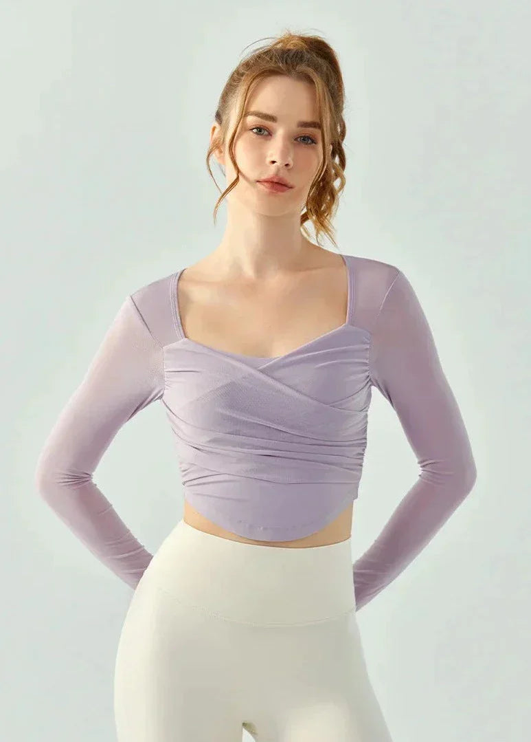 Snodd sport-T-shirt med bar rygg