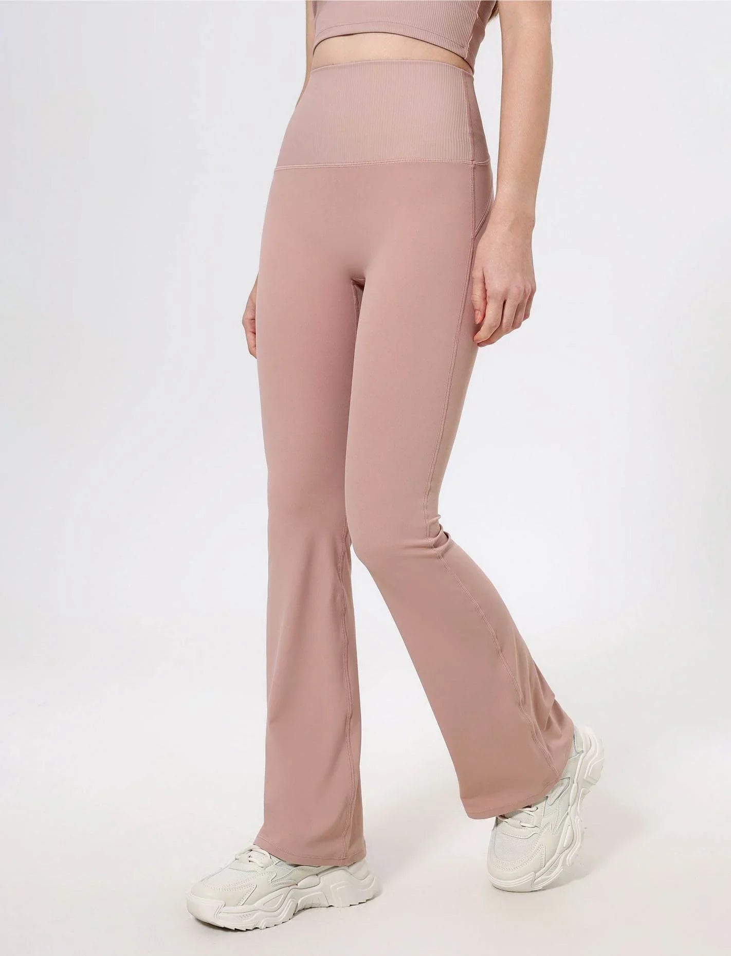 Flared Sportlegging met Hoge Taille