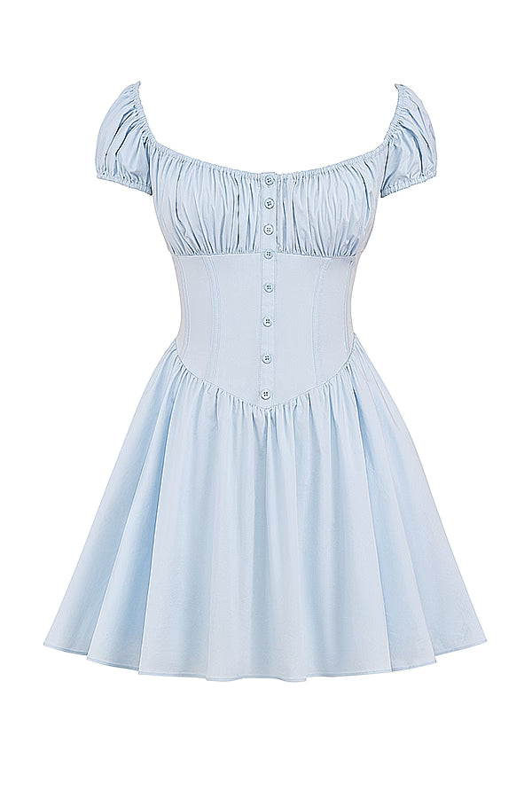 Off-Shoulder Corset Jurk