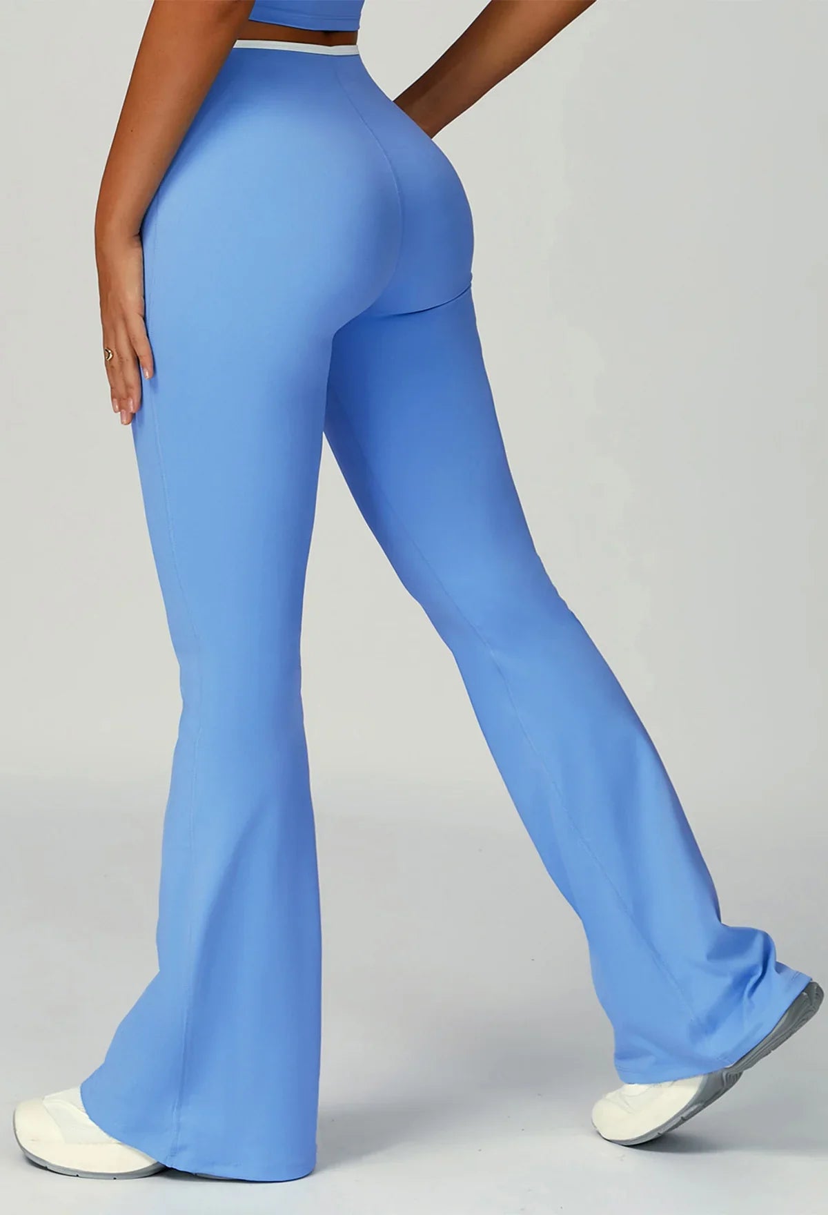 Sportieve Flared Broek met Strikdetail