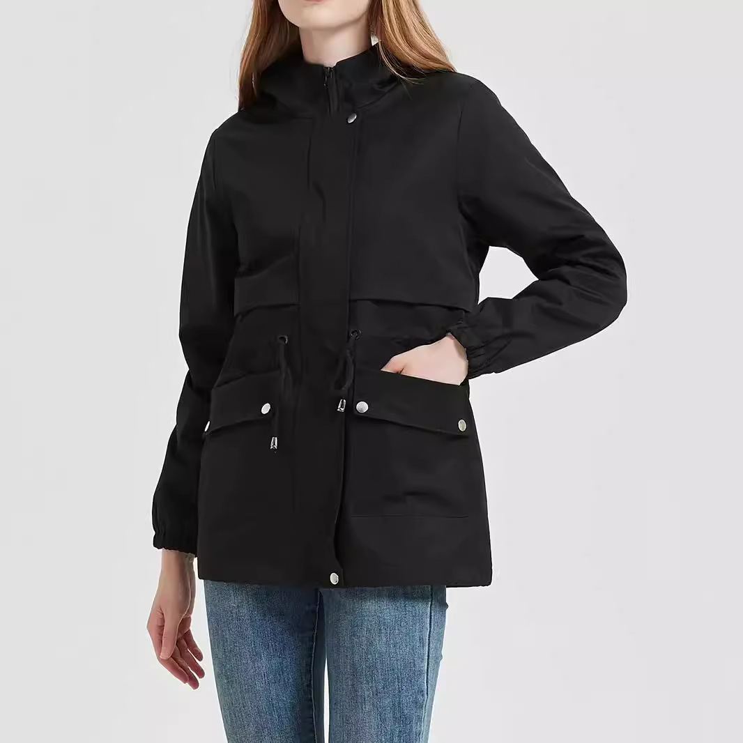 Löst sittande överrock med fleece på insidan