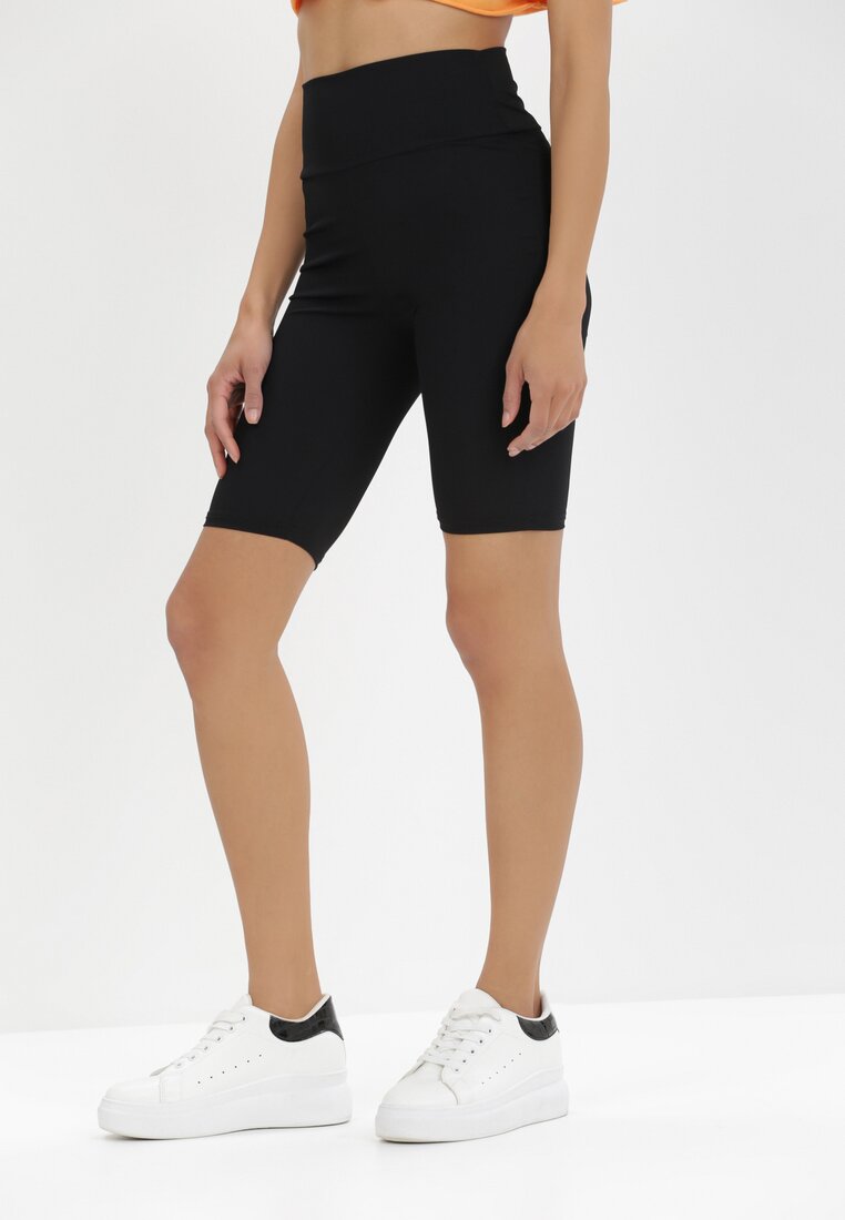 Sport shorts met hoge taille