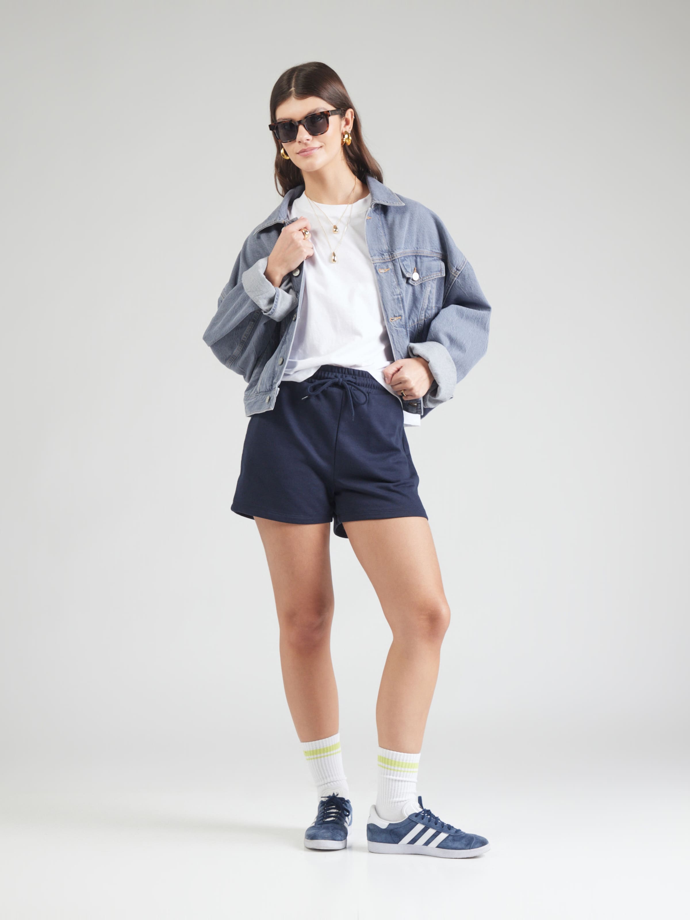 Zachte sweatshorts met trekkoord
