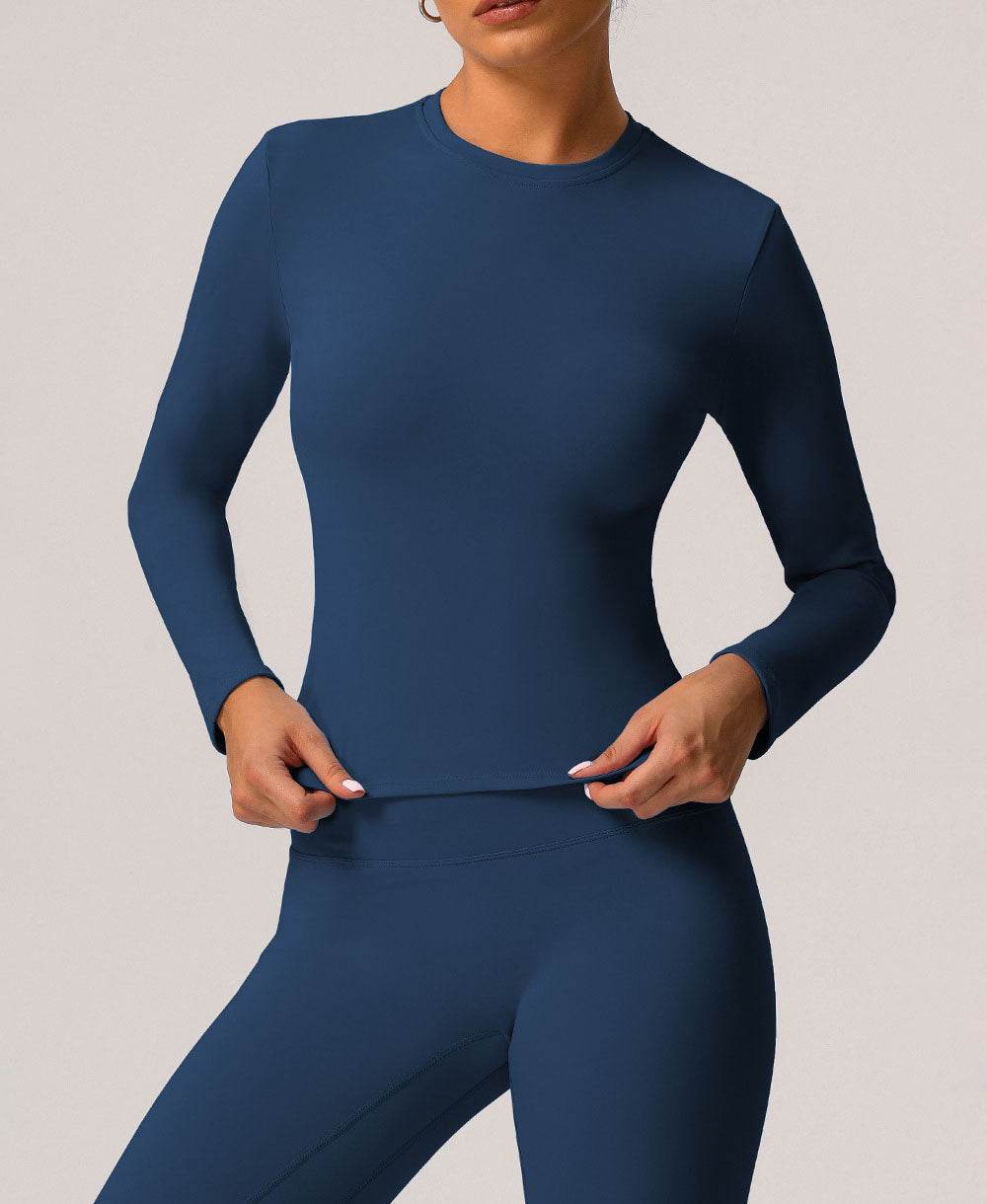 Naadloze Sporttop met Lange Mouwen