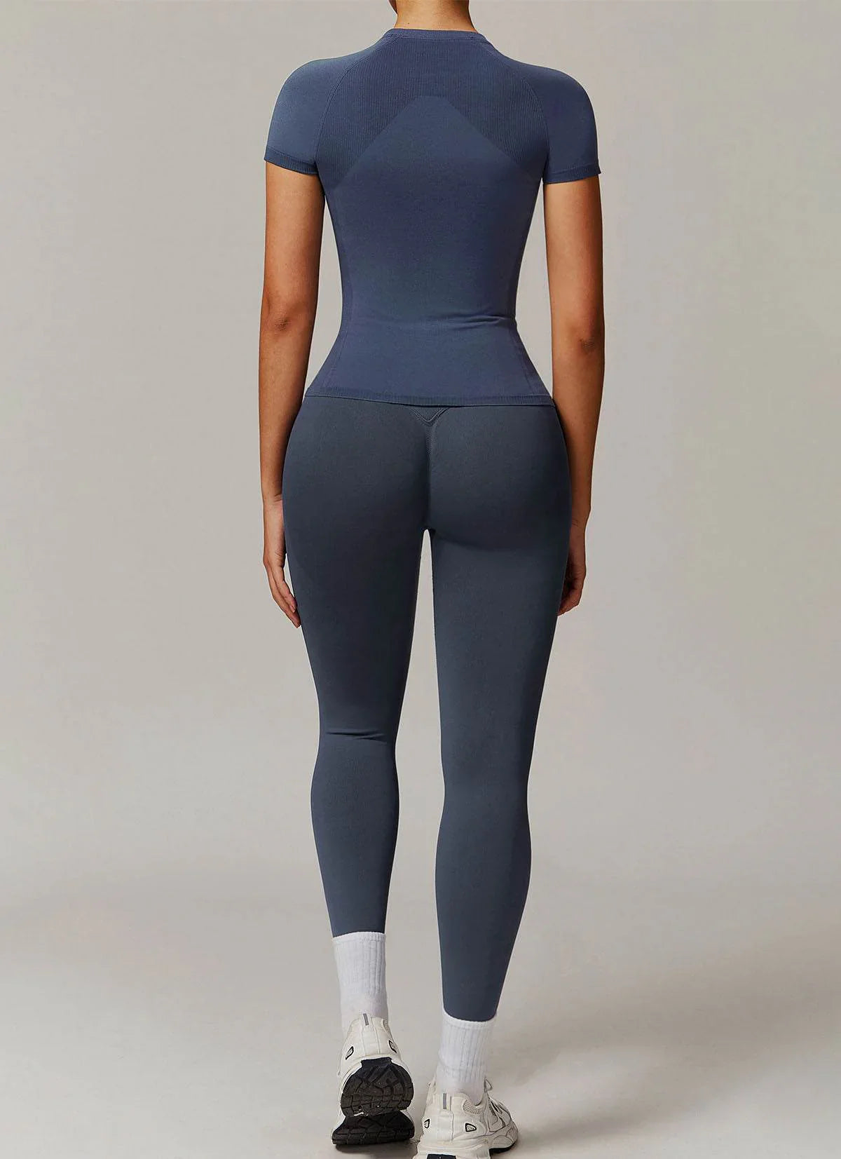 Naadloze Sportset met T-shirt en Legging
