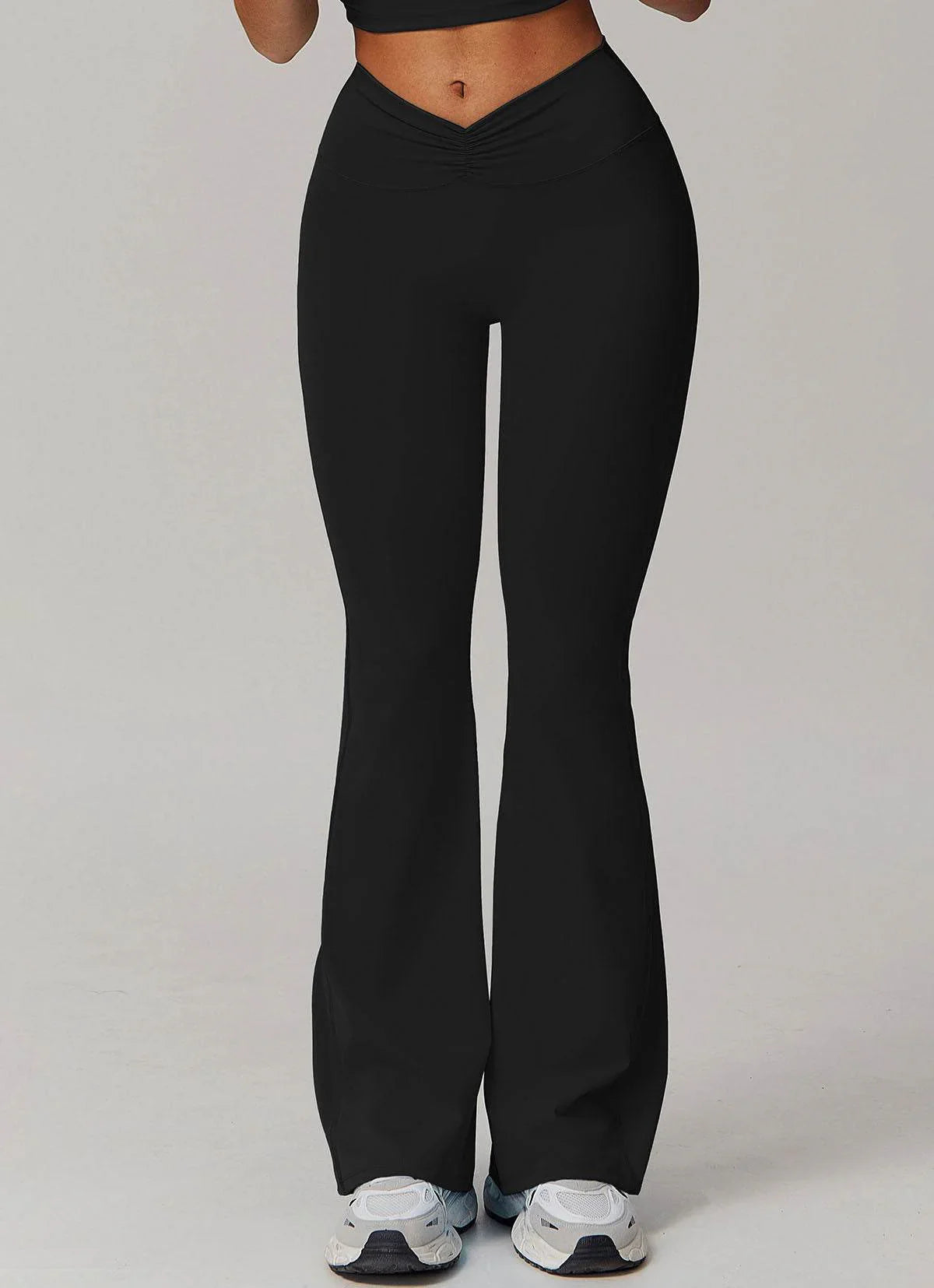 Flared Sportlegging met Hoge Taille