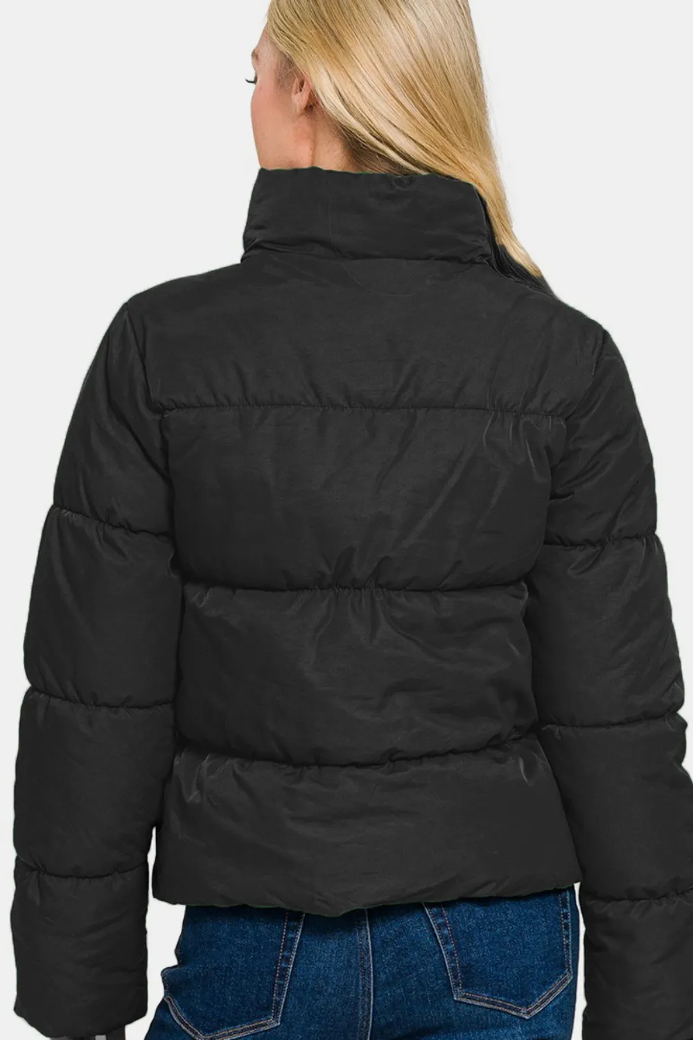 Zenana pufferjacka med fickor