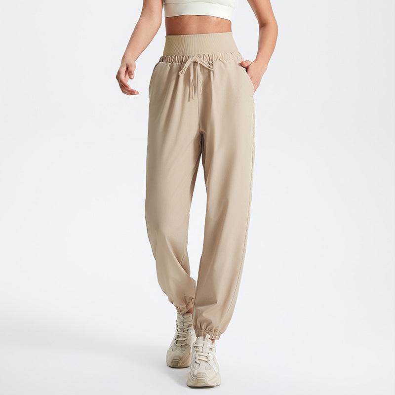 Sportieve Joggingbroek met Hoge Taille