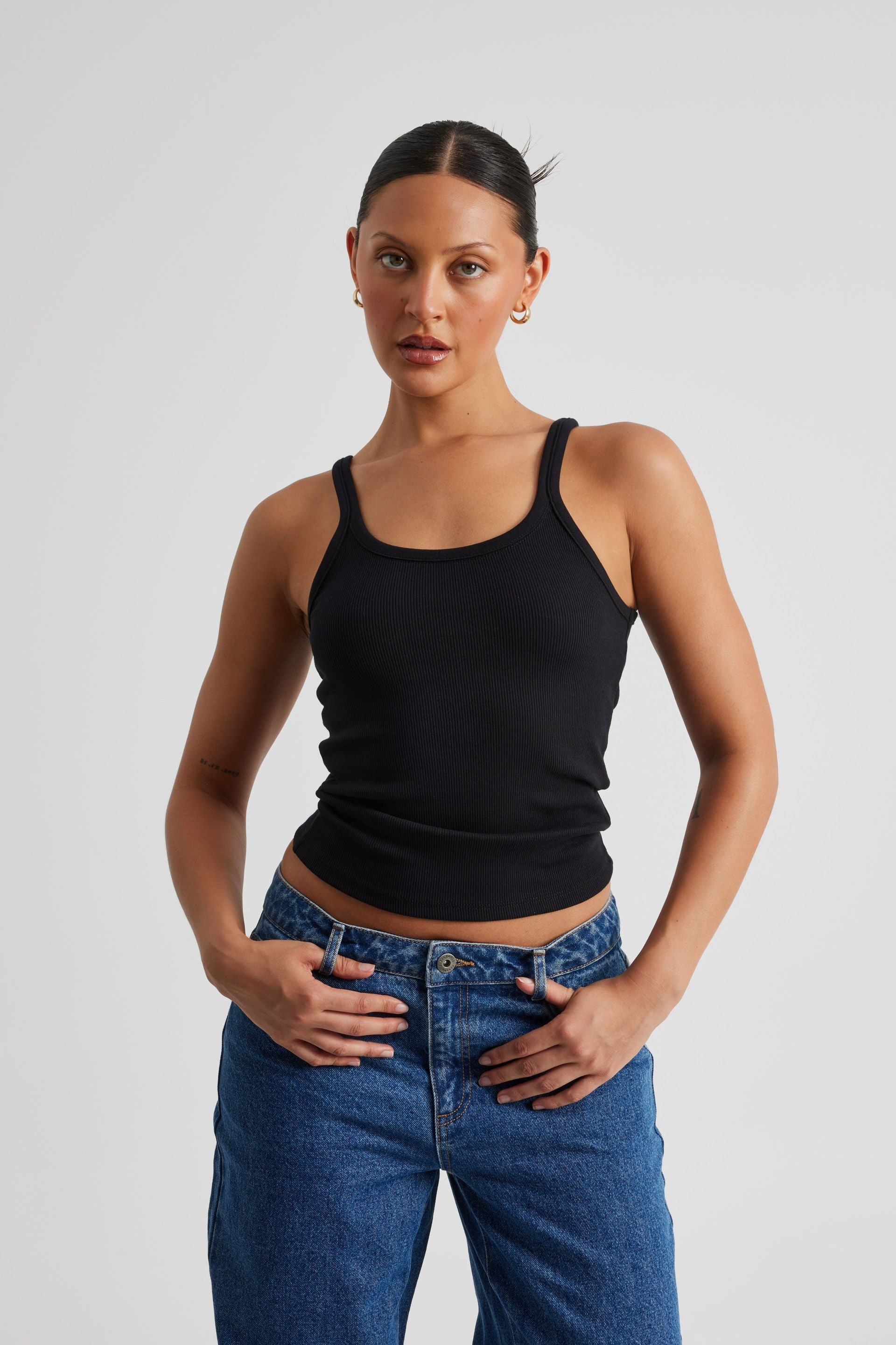 Klassieke Geribde Tanktop