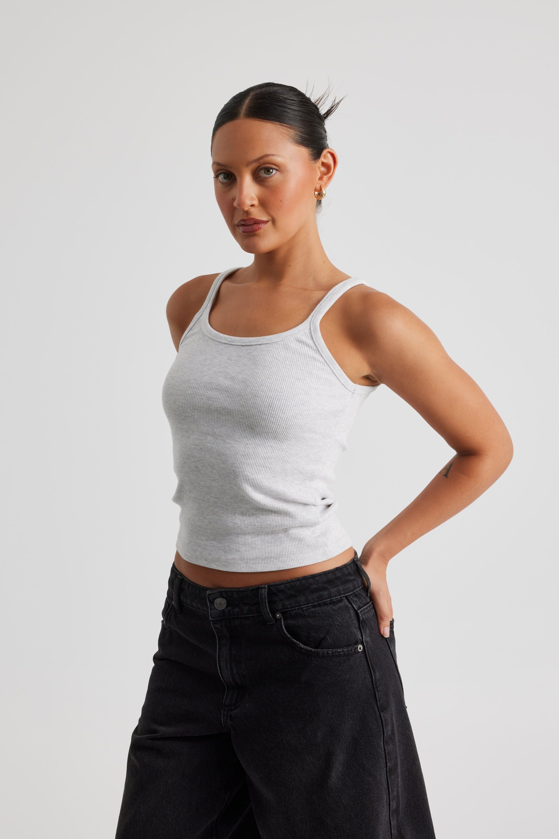 Klassieke Geribde Tanktop