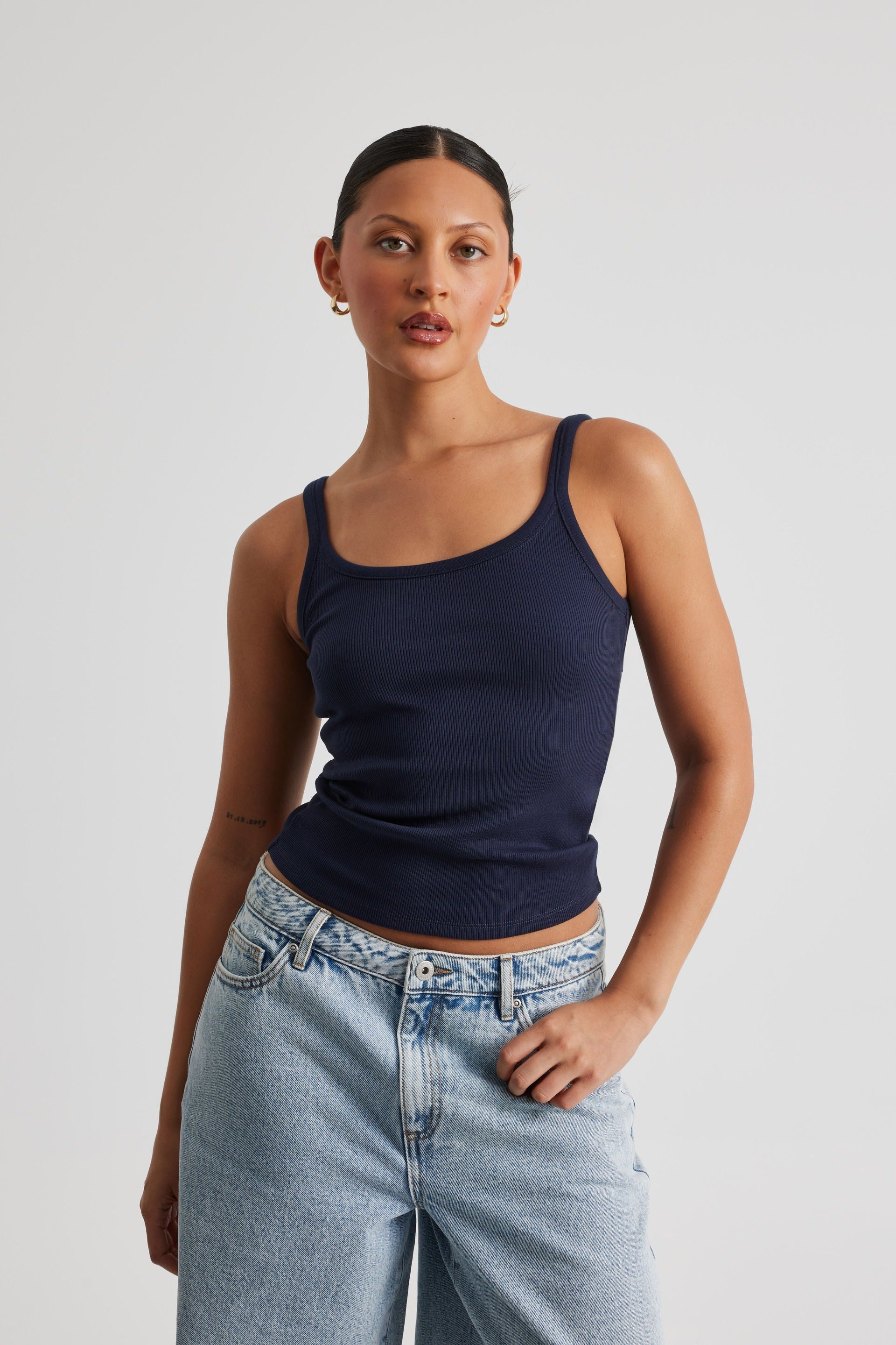 Klassieke Geribde Tanktop