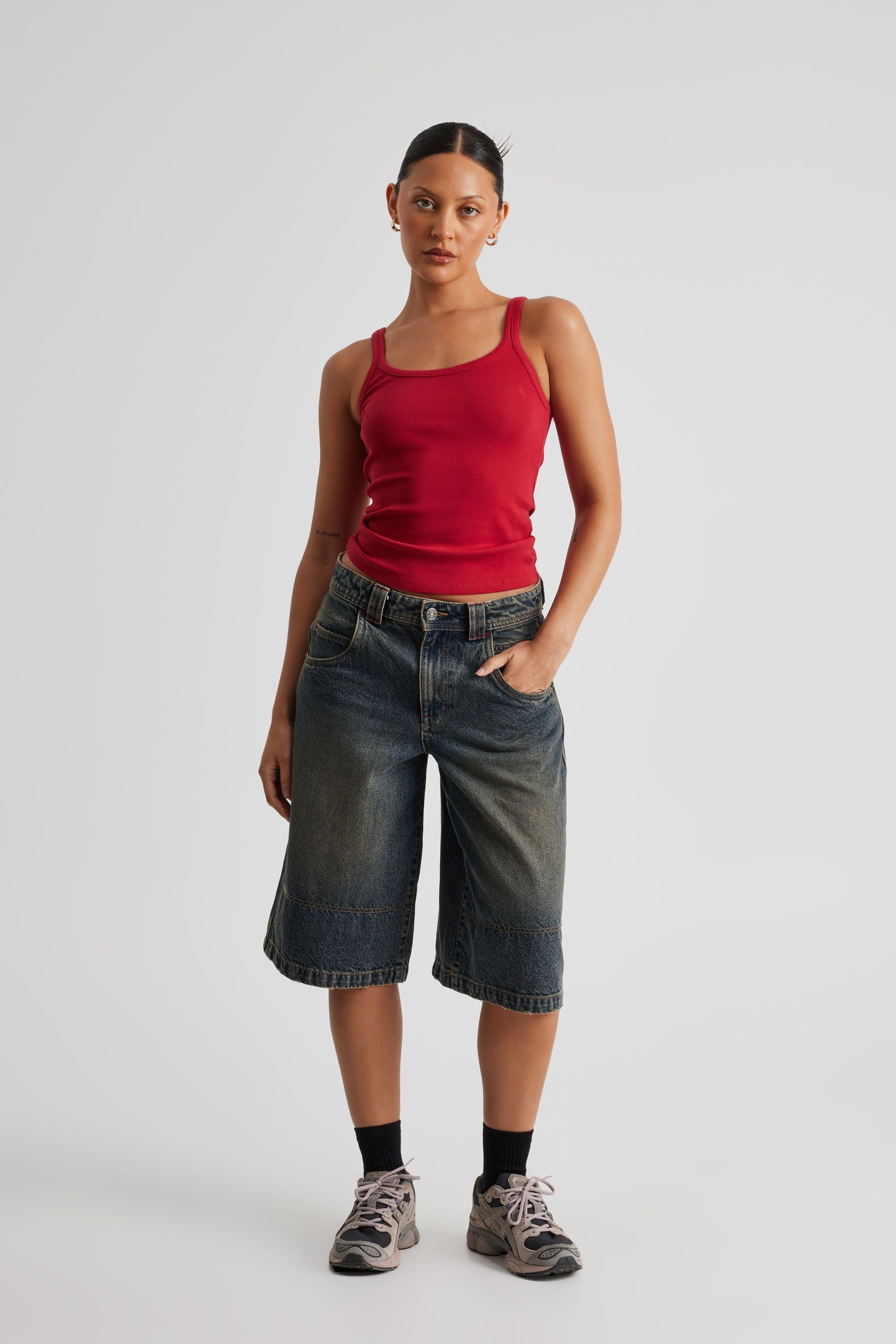 Klassieke Geribde Tanktop
