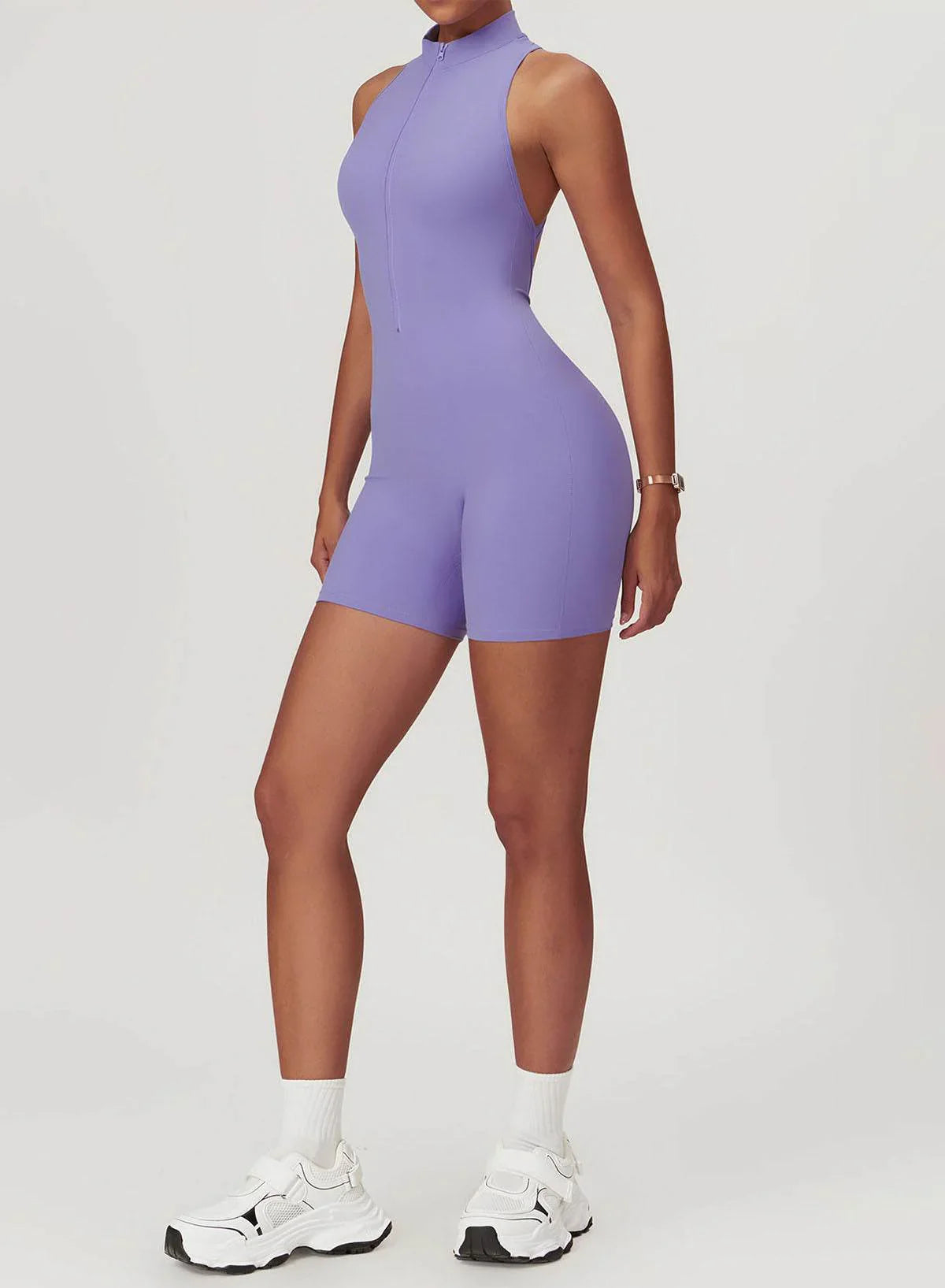 Sportieve Jumpshort met Rits