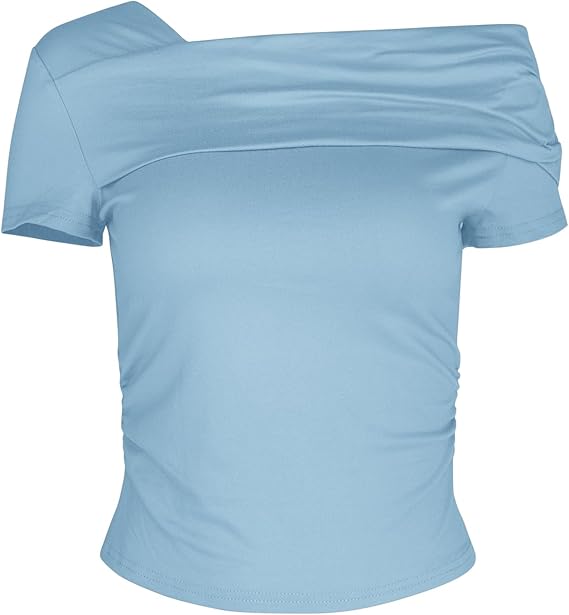 Asymmetrische Off-Shoulder Top