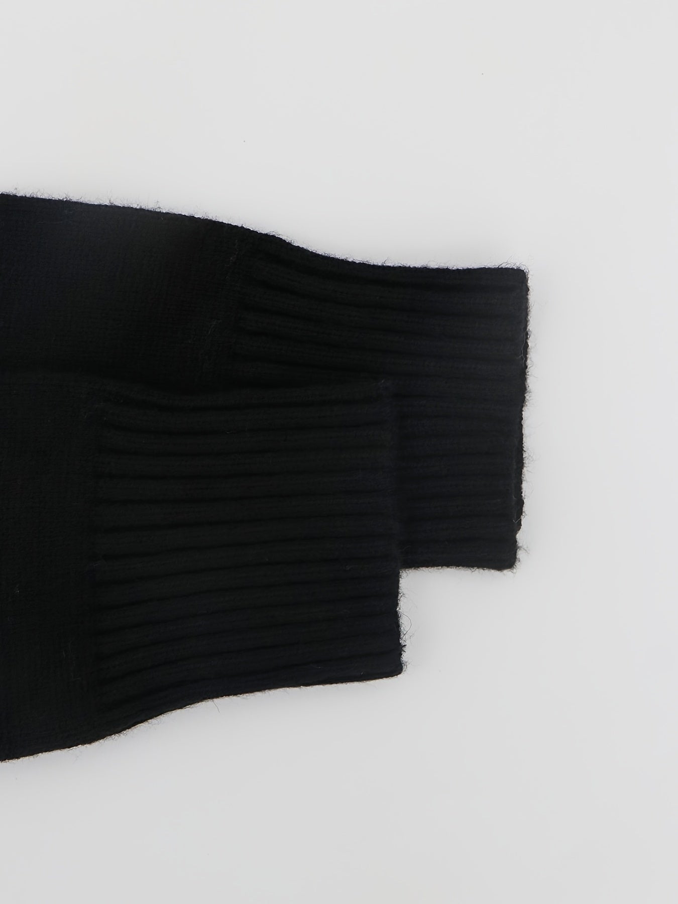 Mjuk tröja med framskärning