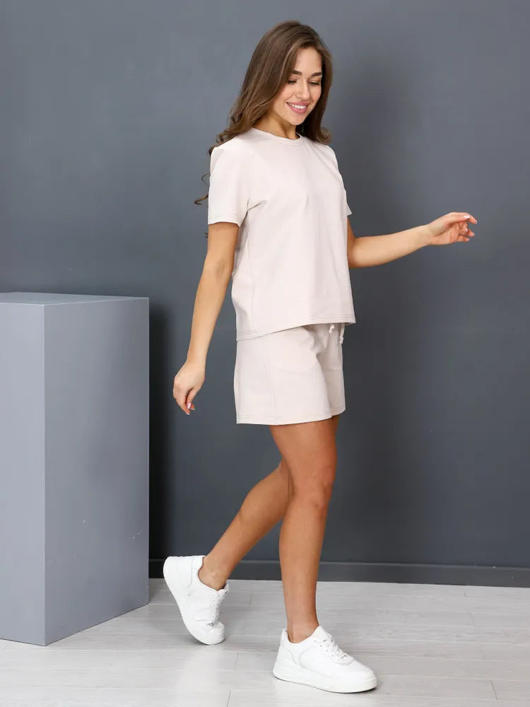 Luchtige Set met T-shirt en Shorts