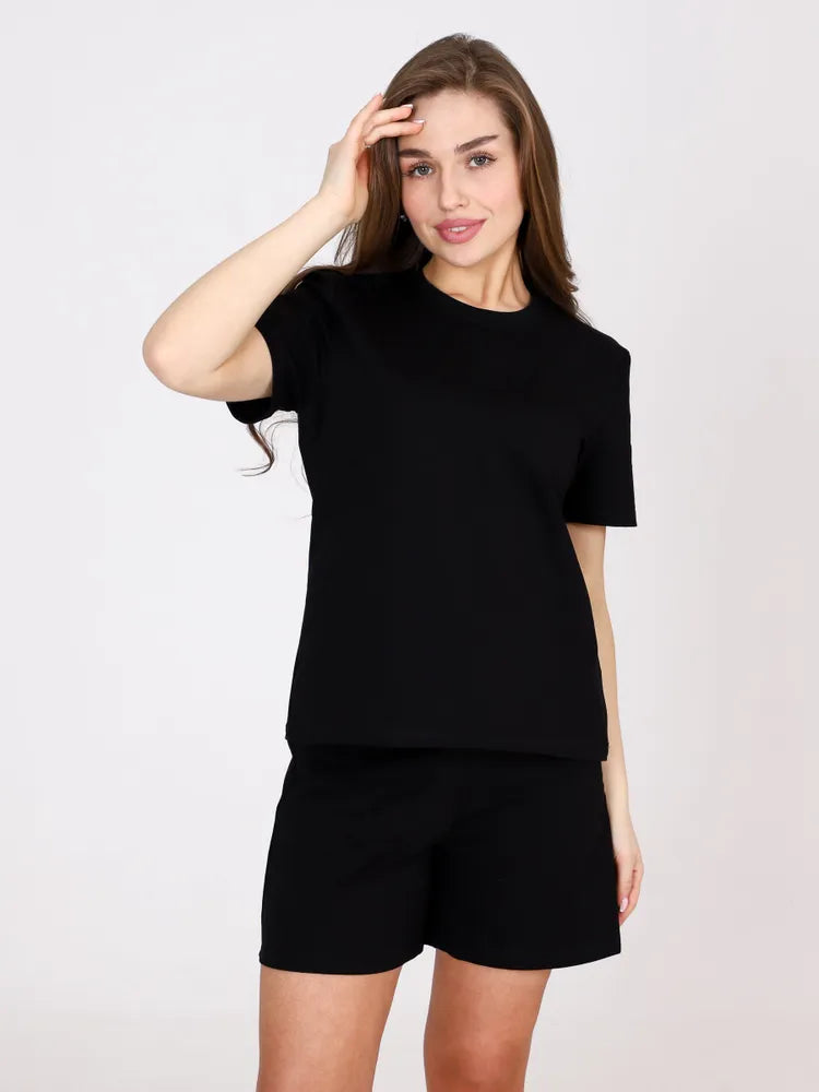 Relaxed T-shirt en Shorts Set