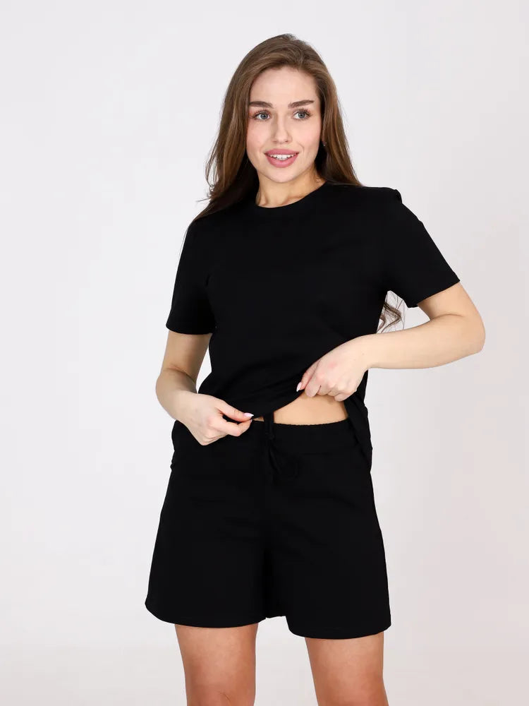 Relaxed T-shirt en Shorts Set
