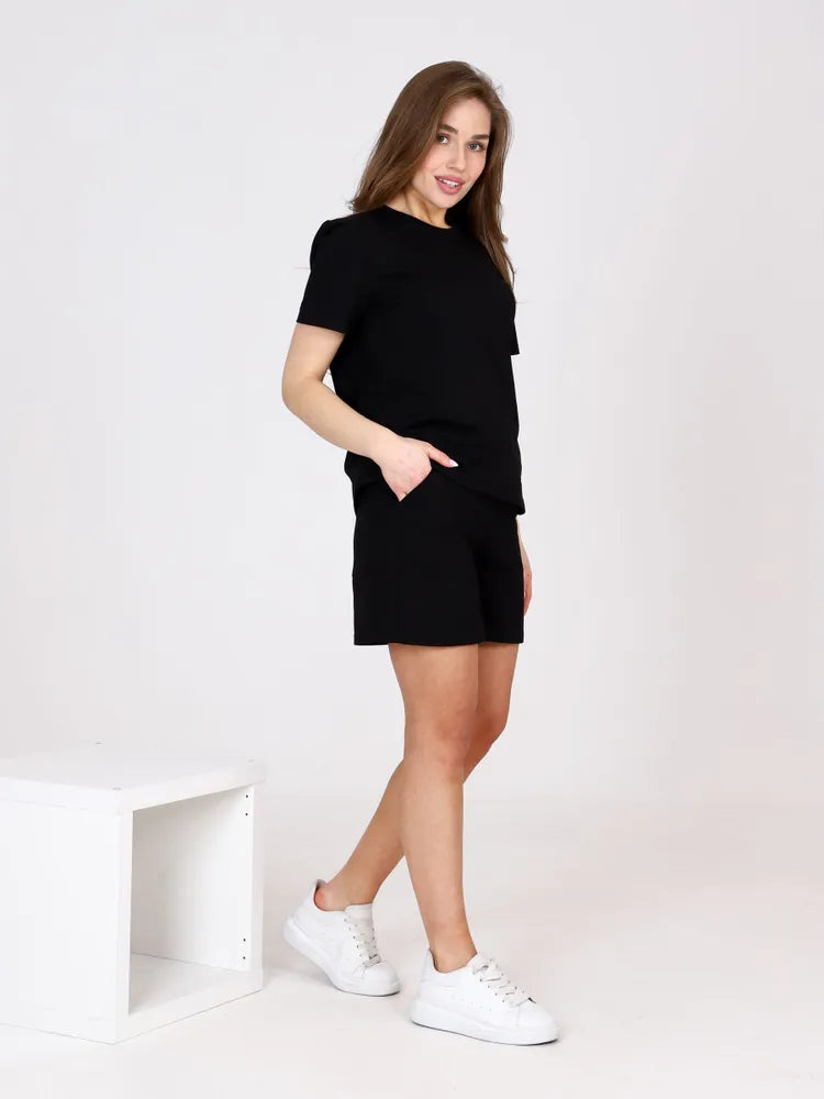 Relaxed T-shirt en Shorts Set