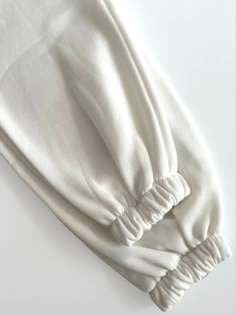 Blus med dragkedja och träningsoverallsbyxa