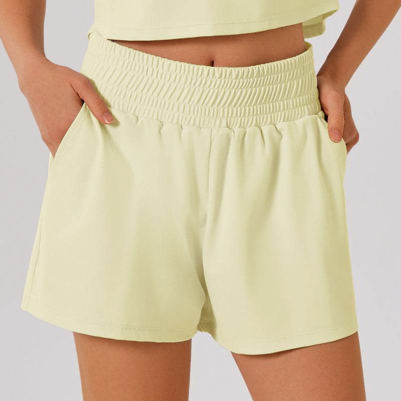 Luchtige Sportshorts met Hoge Taille