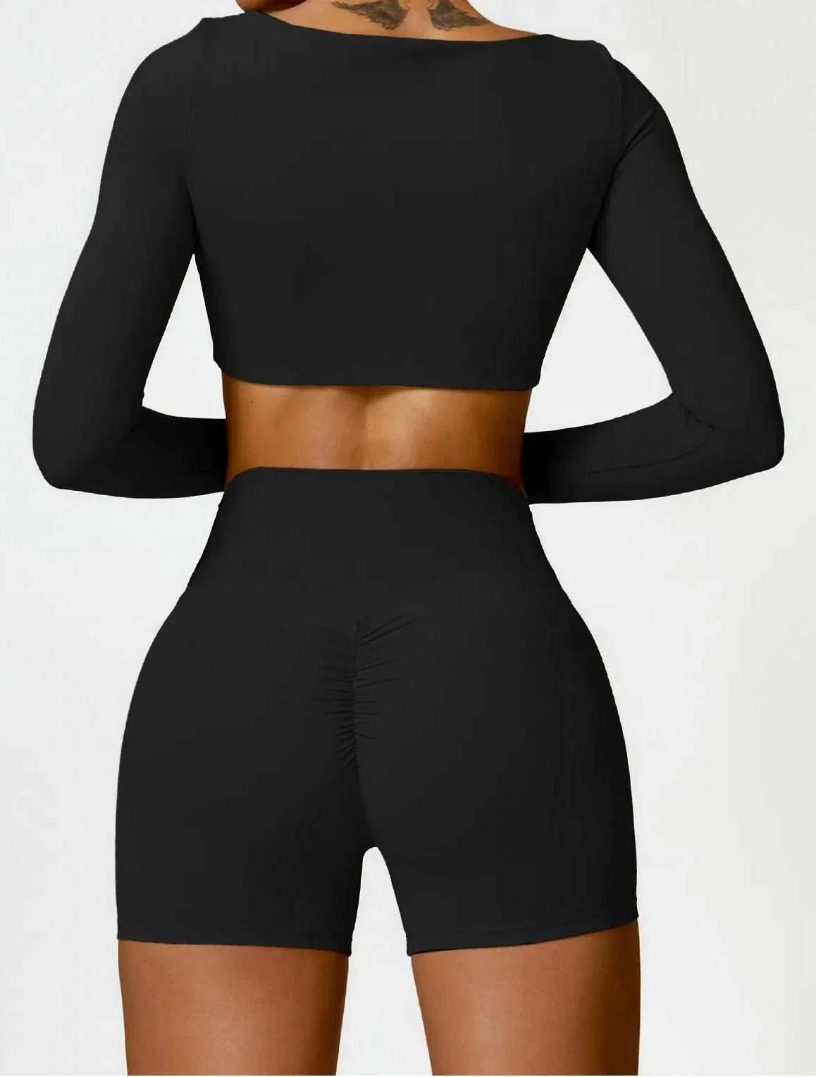 Naadloze Sportset met Lange Mouwen