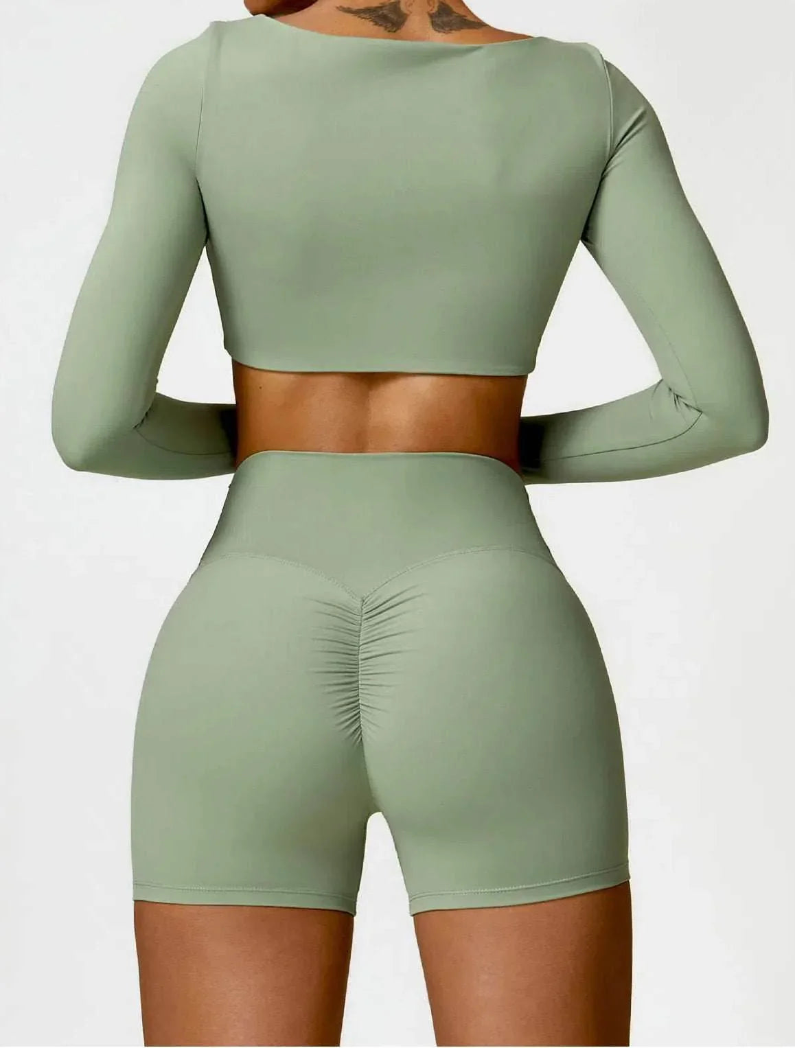 Naadloze Sportset met Lange Mouwen