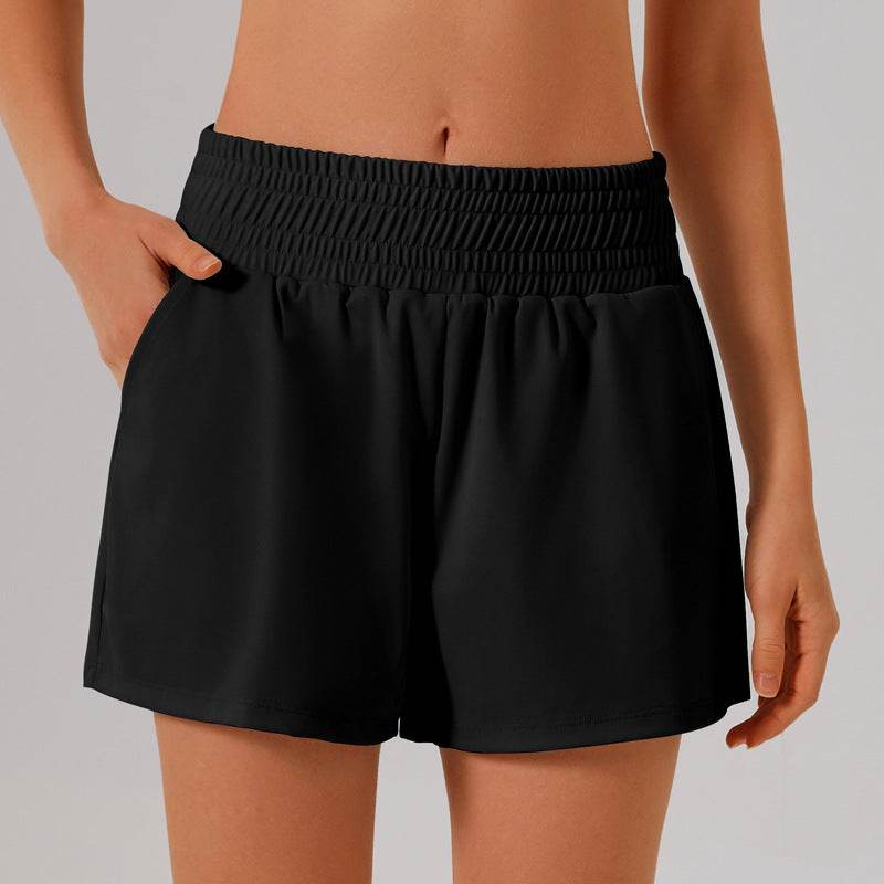 Luchtige Sportshorts met Hoge Taille