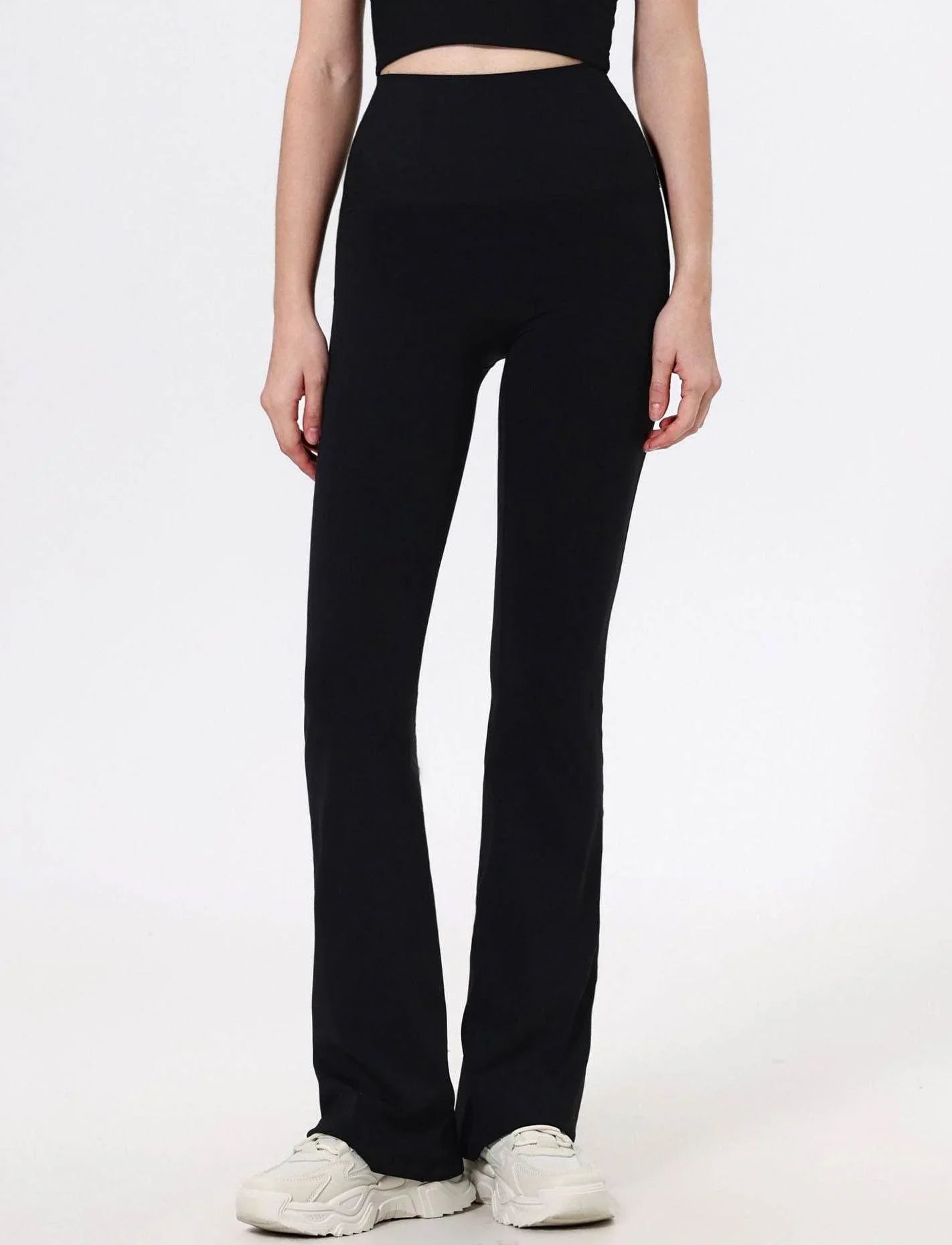 Flared Sportlegging met Hoge Taille