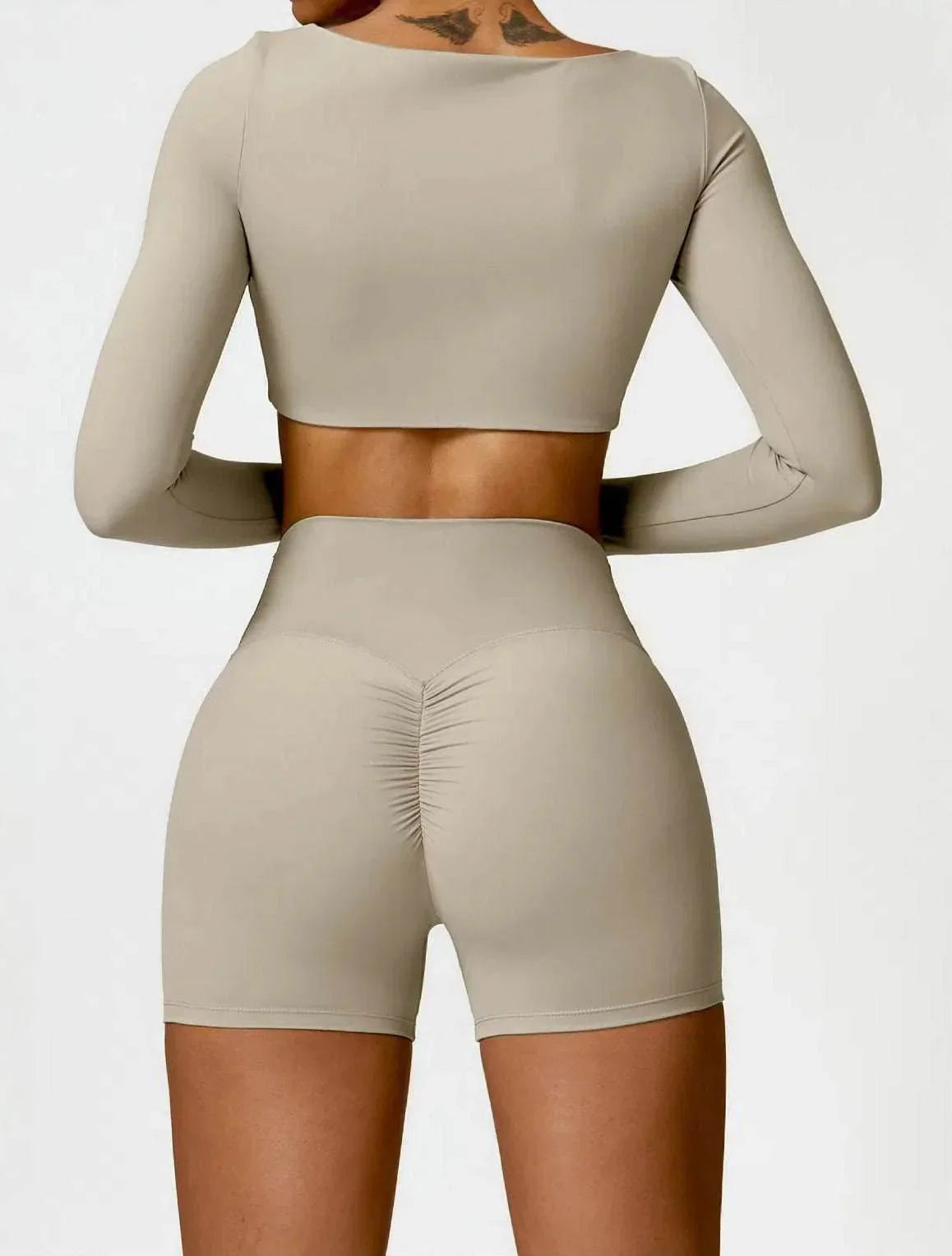 Naadloze Sportset met Lange Mouwen