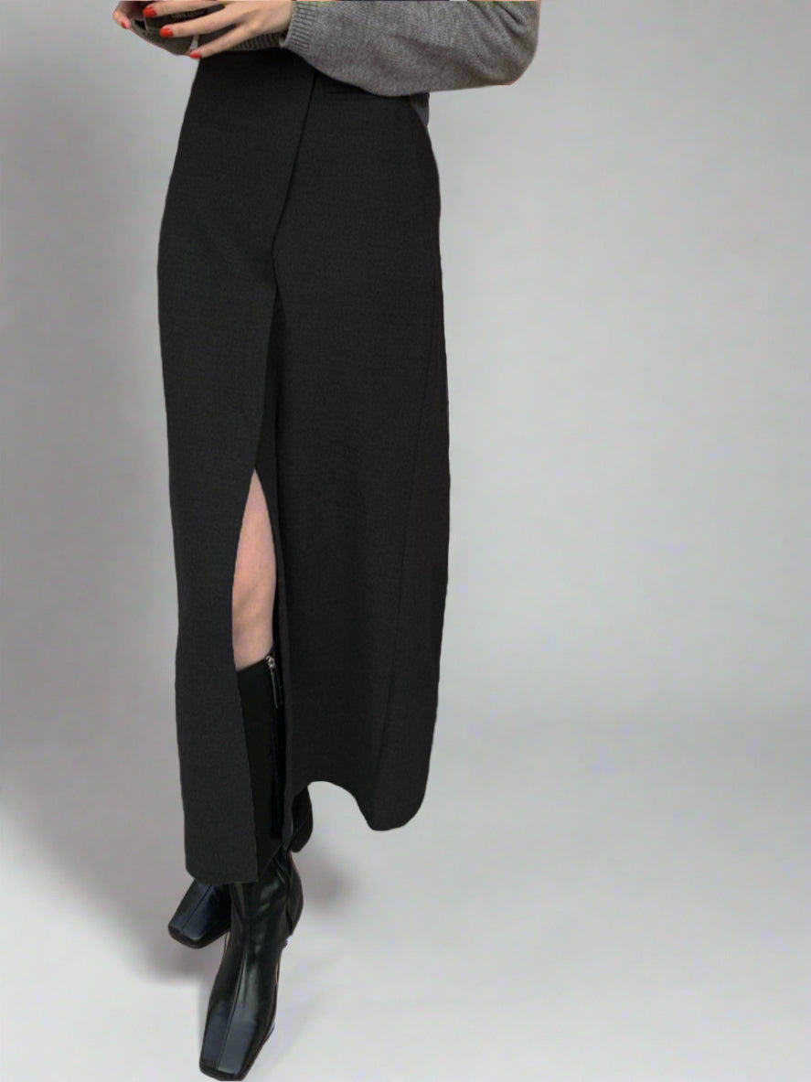 Klassieke Maxi-Rok met Hoge Taille