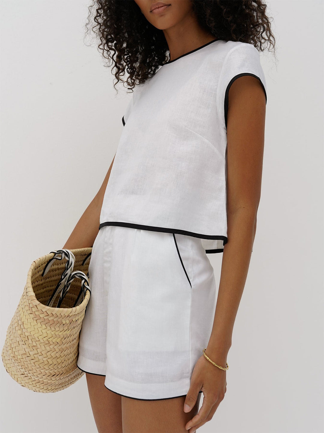 Zomerset met contrasterende bies