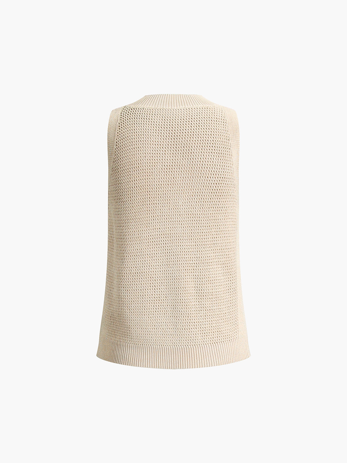 Gebreide top met kantpatroon