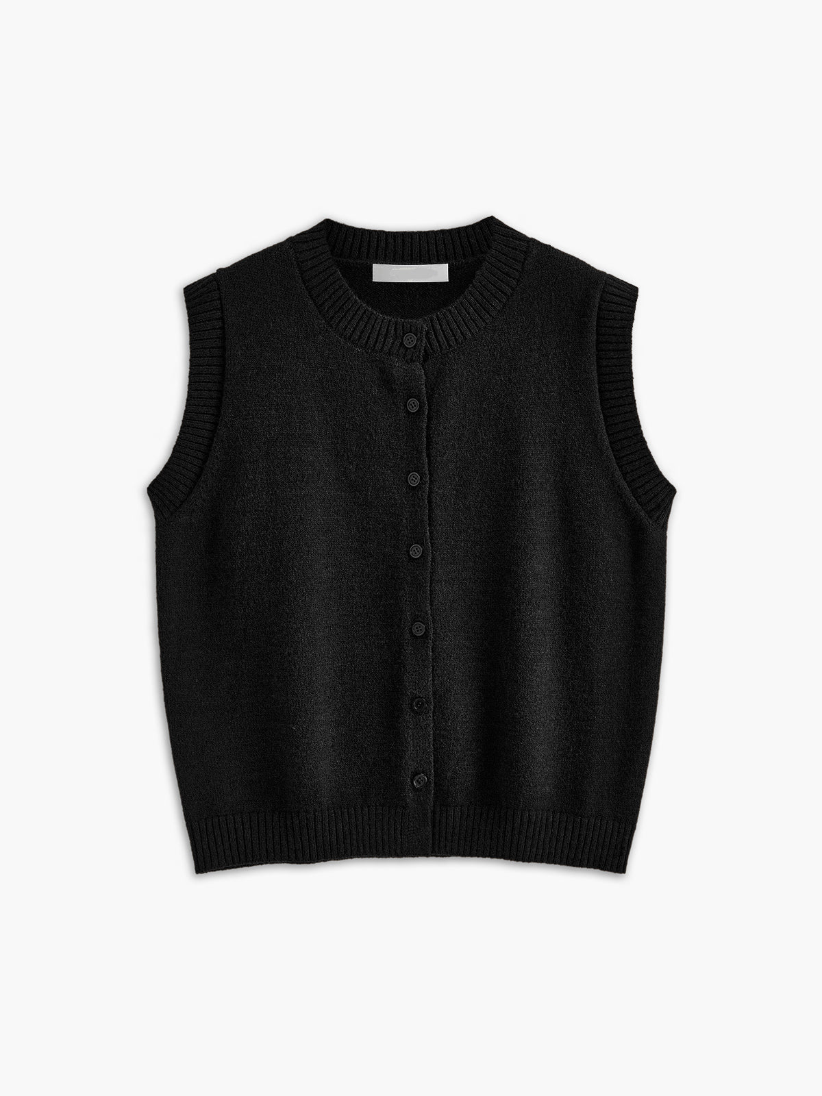 Mouwloos vest met knoopsluiting