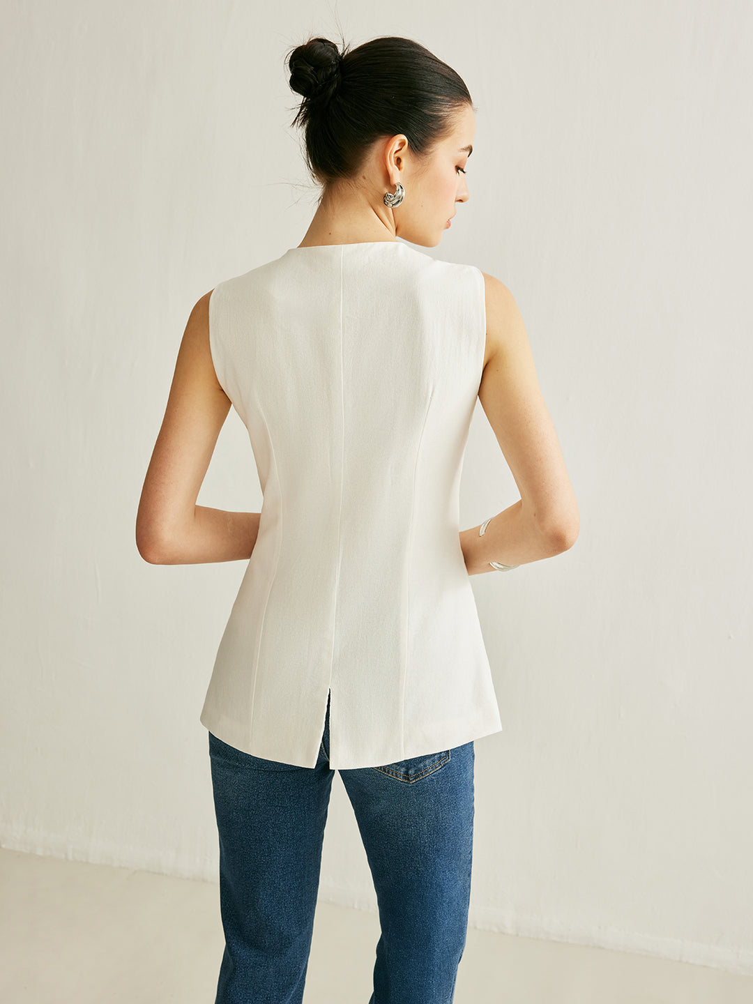 Minimalistisch Getailleerd Gilet