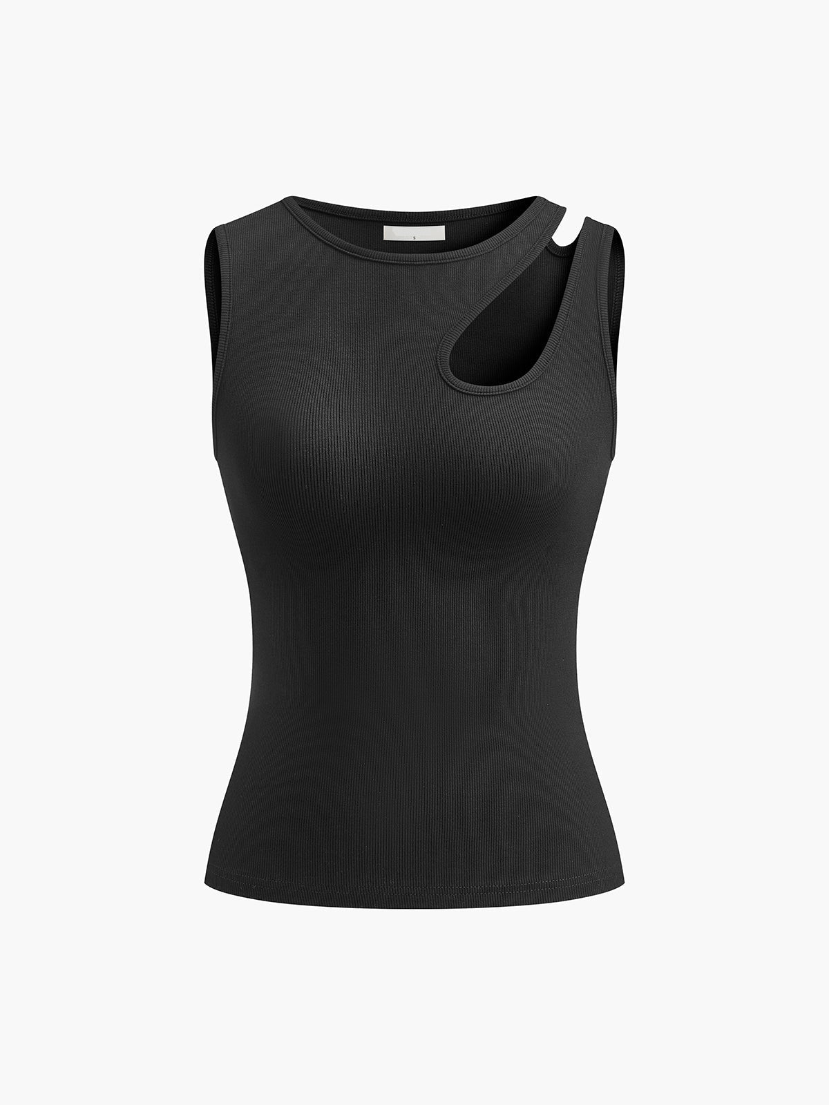 Asymmetrische Cutout Top
