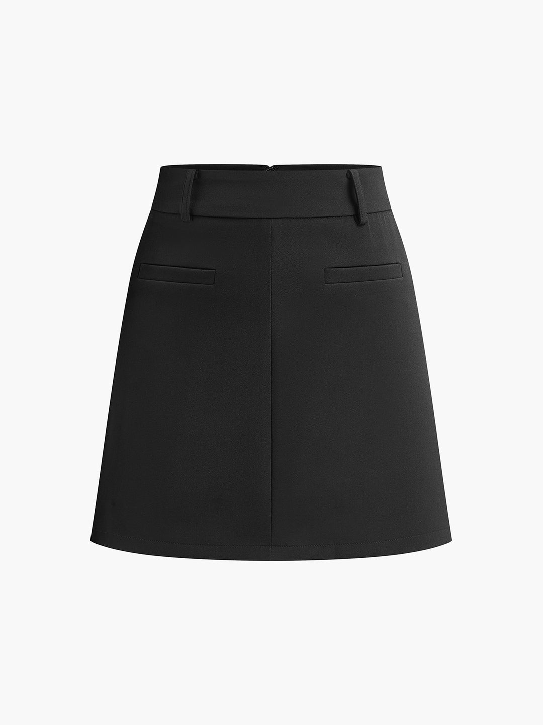Elegante mini-rok met riem