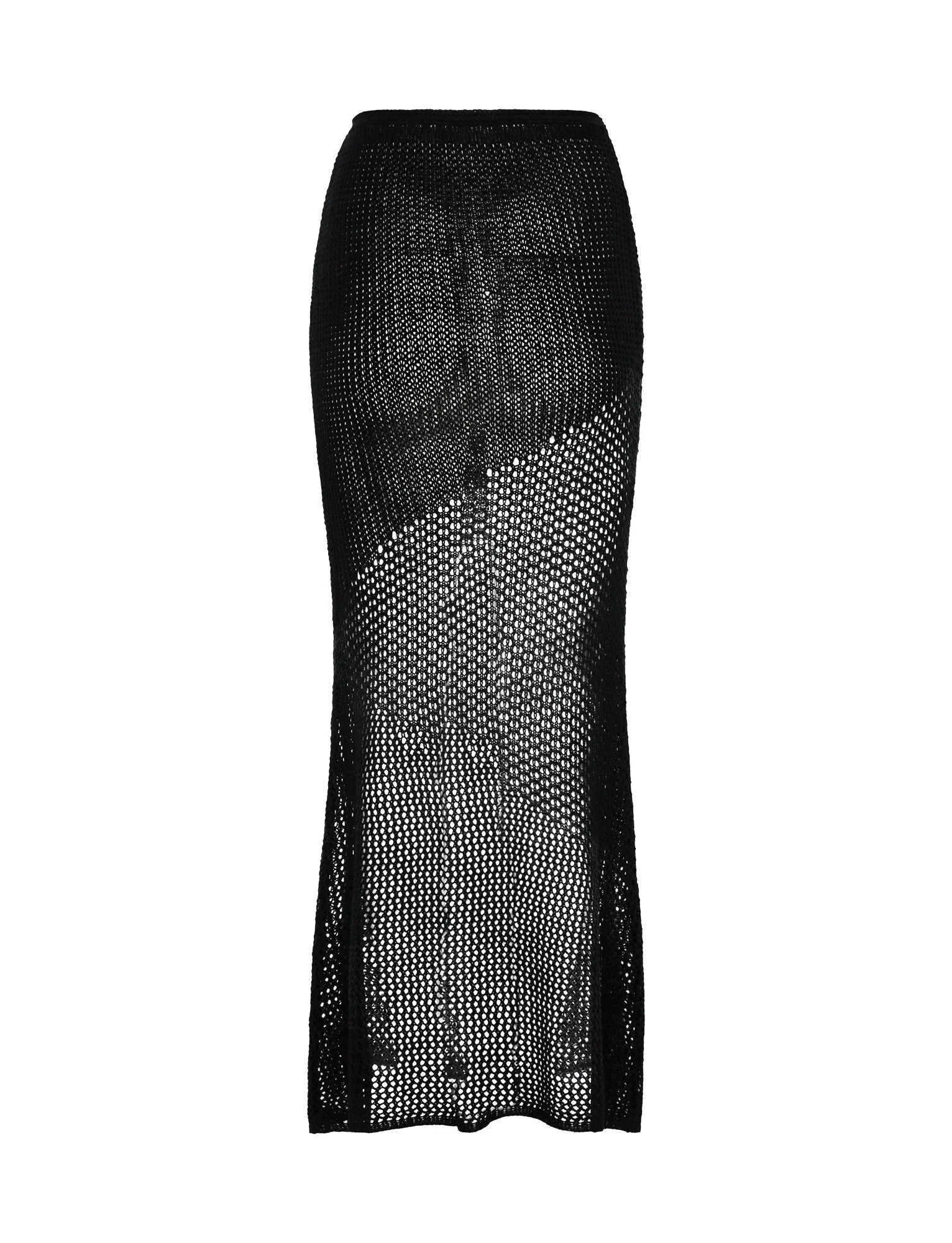 Sofistikerad stickad sommartopp med kjol