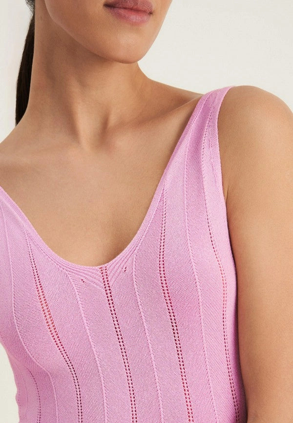 Lila Elegance Maxi Jurk