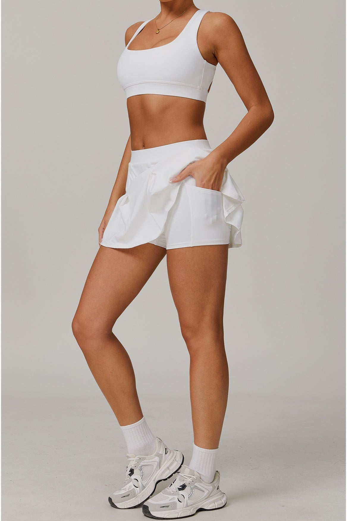 Sportieve Set met Top en Skort