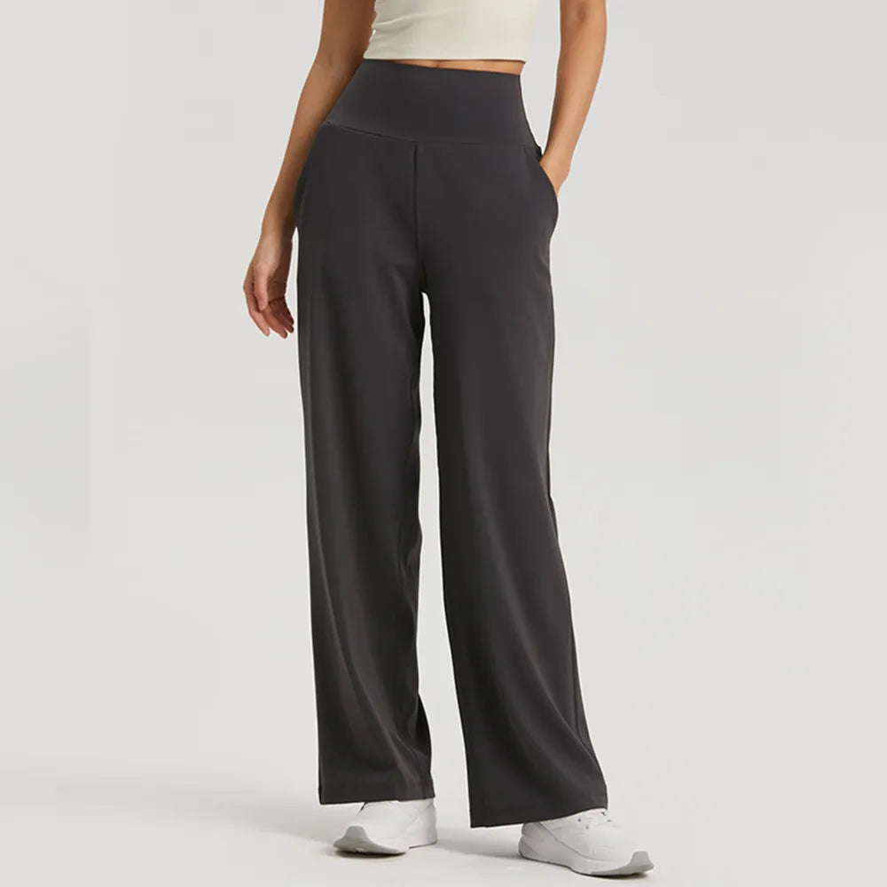 Löst sittande yogabyxor aktiva kläder