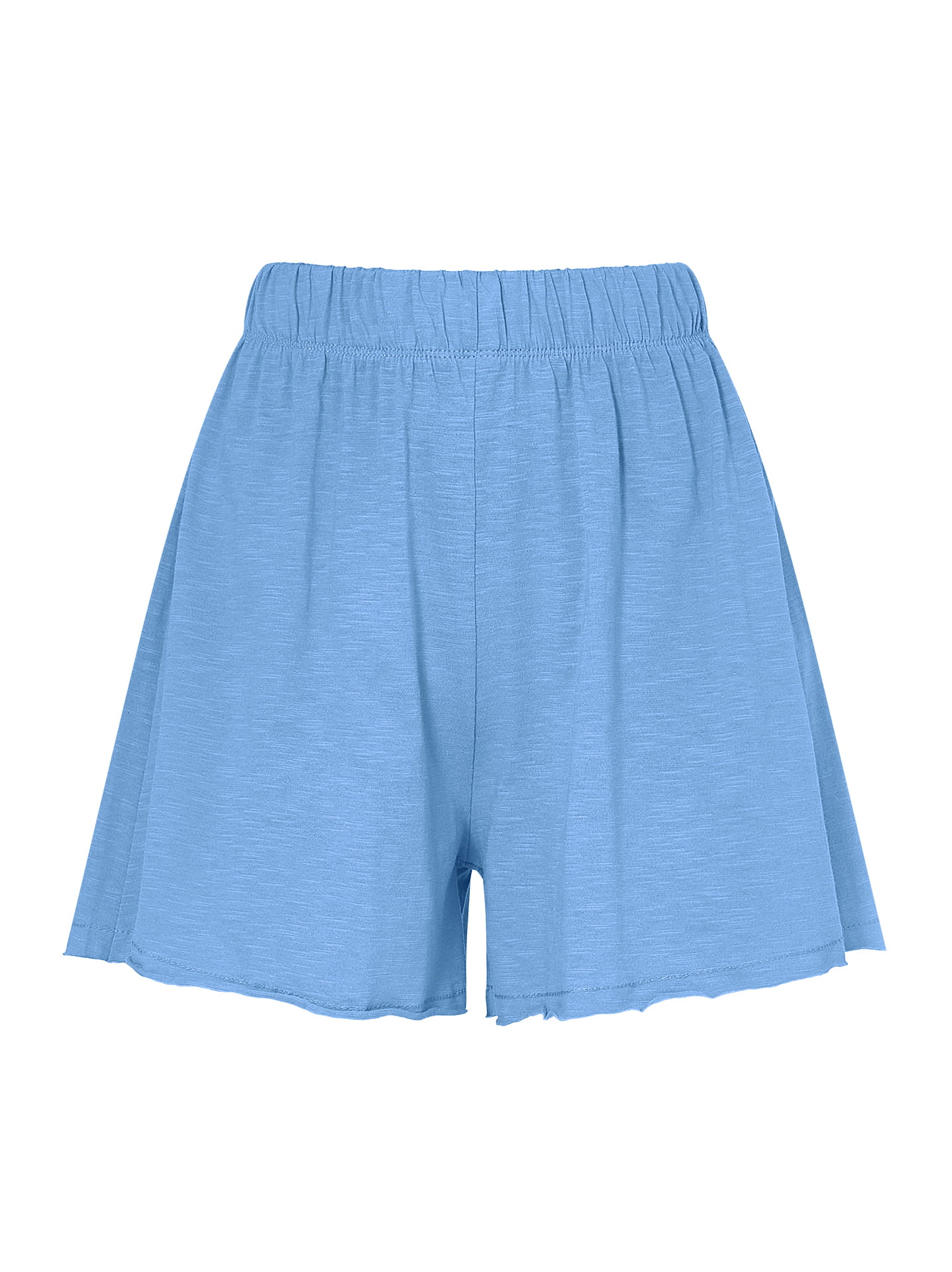 Wijde shorts met elastische taille