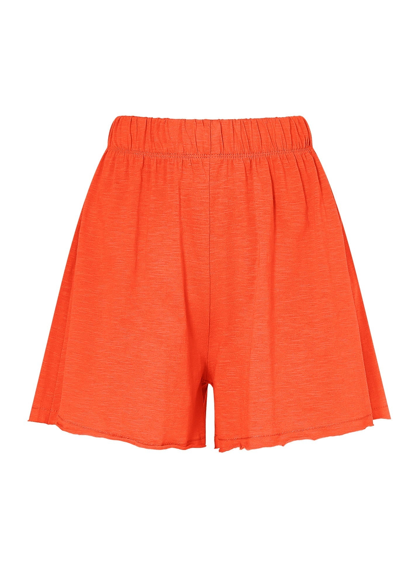 Wijde shorts met elastische taille