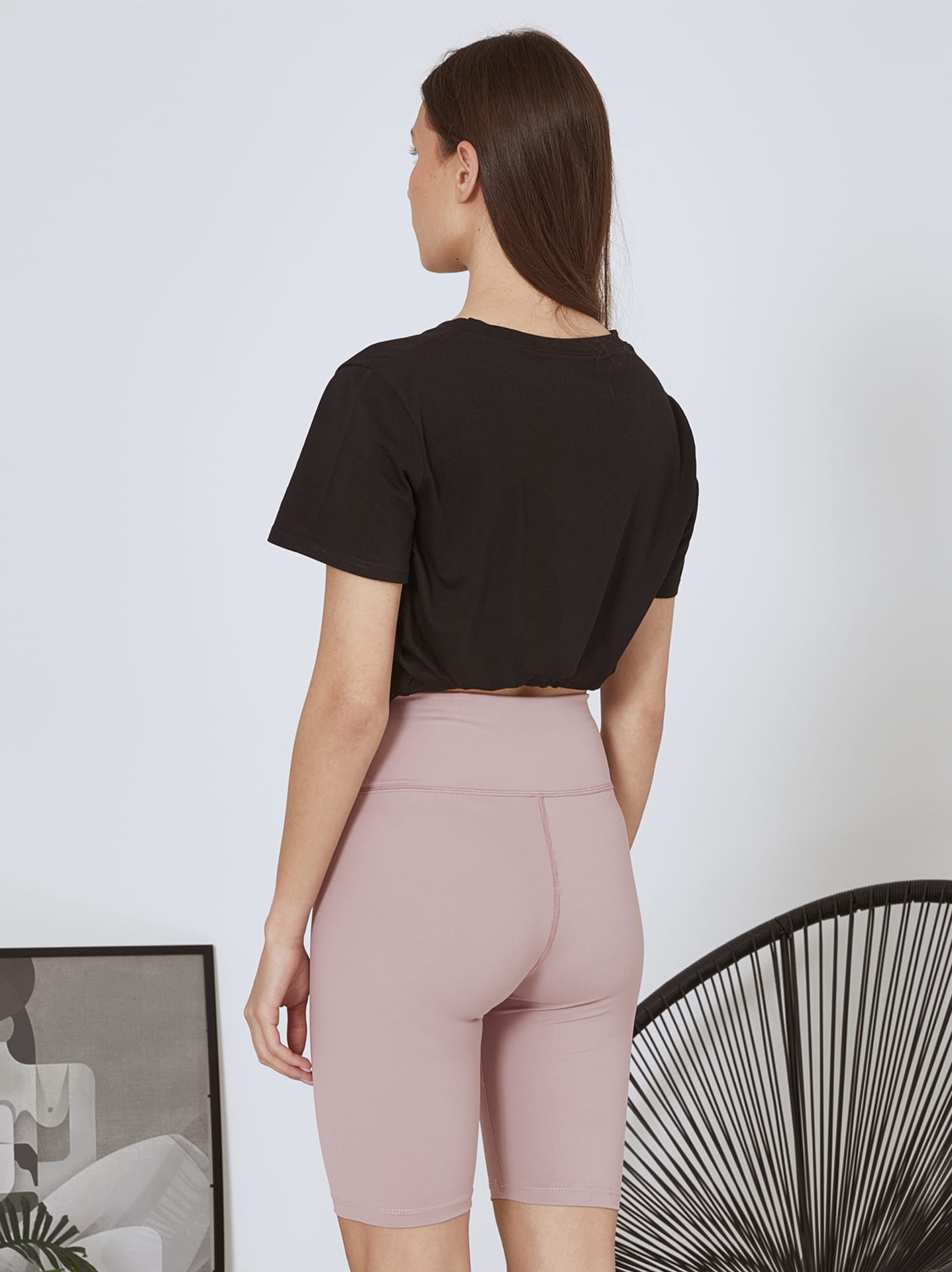 Fietsbroek met hoge taille