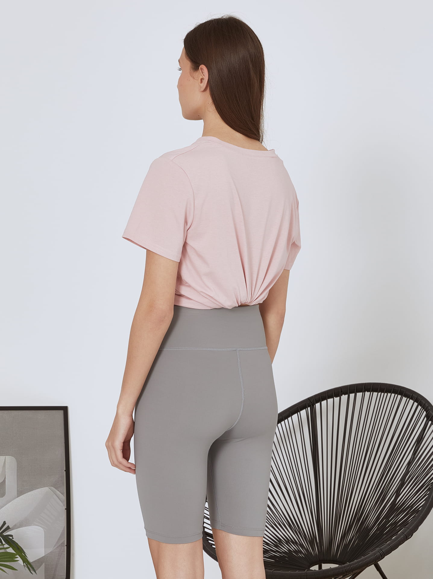 Fietsbroek met hoge taille