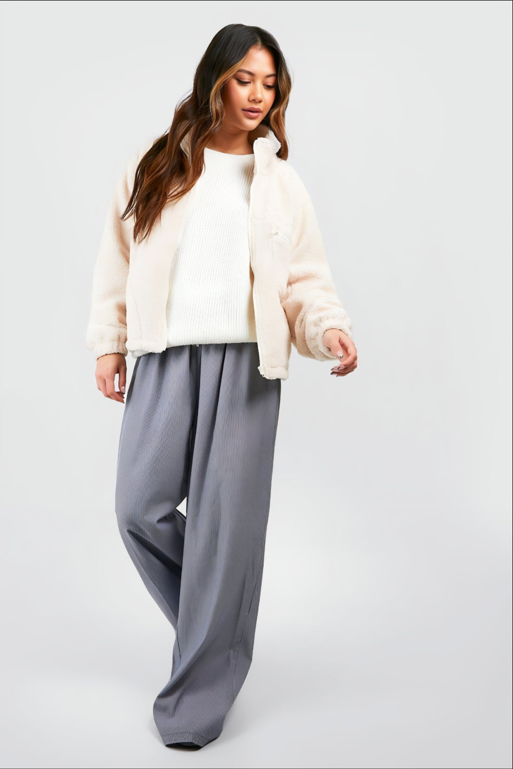 Kaia Zacht Jack met Rits en Capuchon