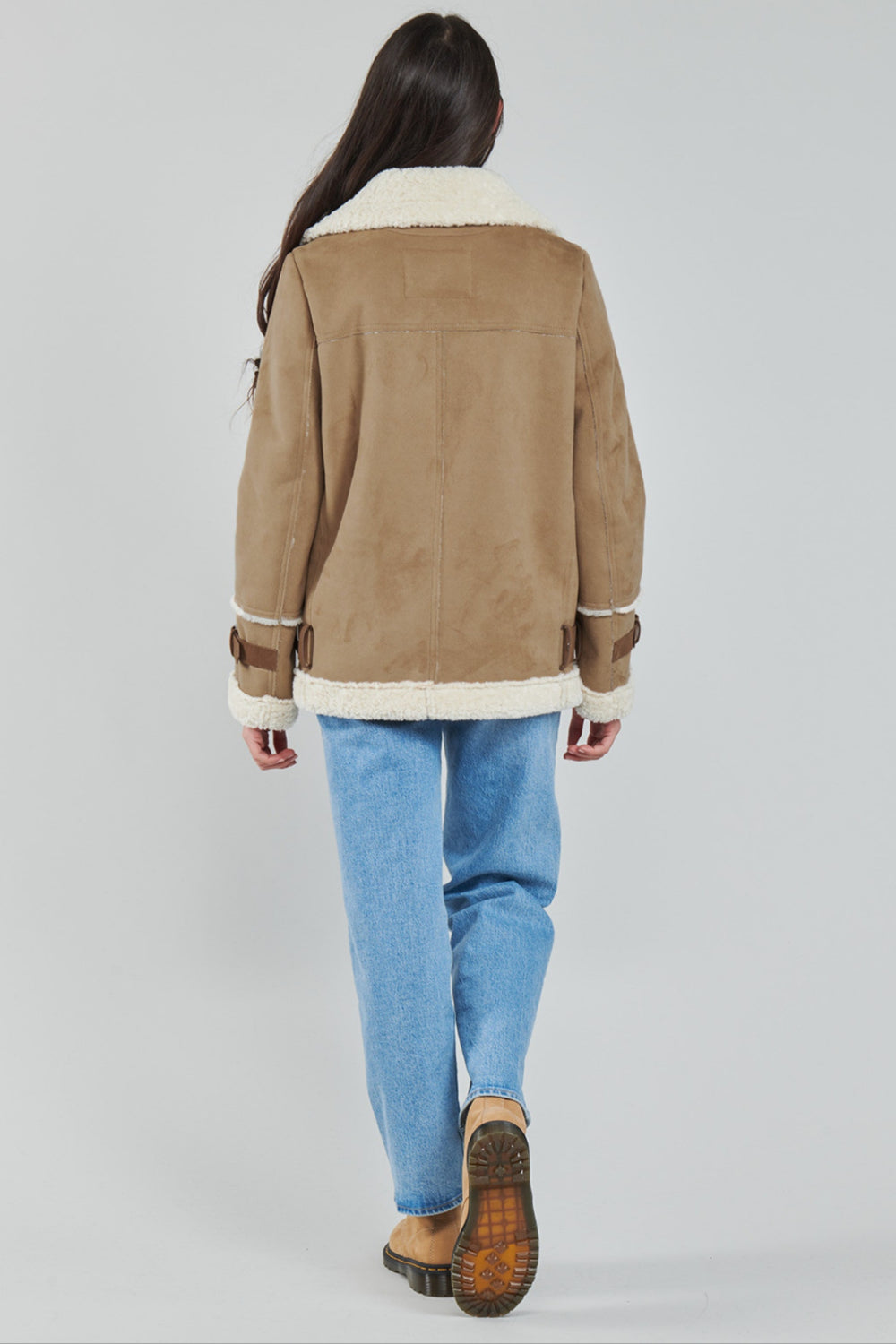 Bruin Aviator Jack met Ceintuur